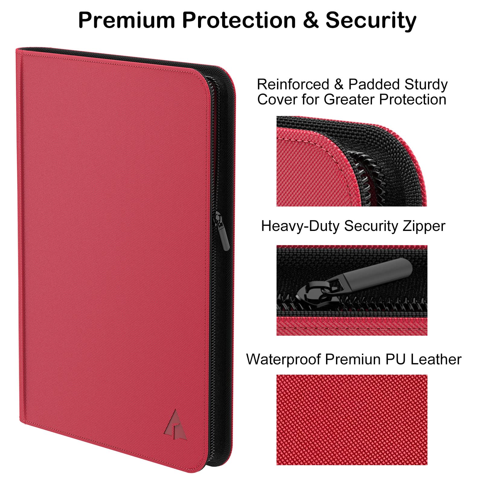100 card binder Amazon.com: Rayvol Premium 16-Pocket 100 Card Binder, Ringless Trading Card  Album Folder
