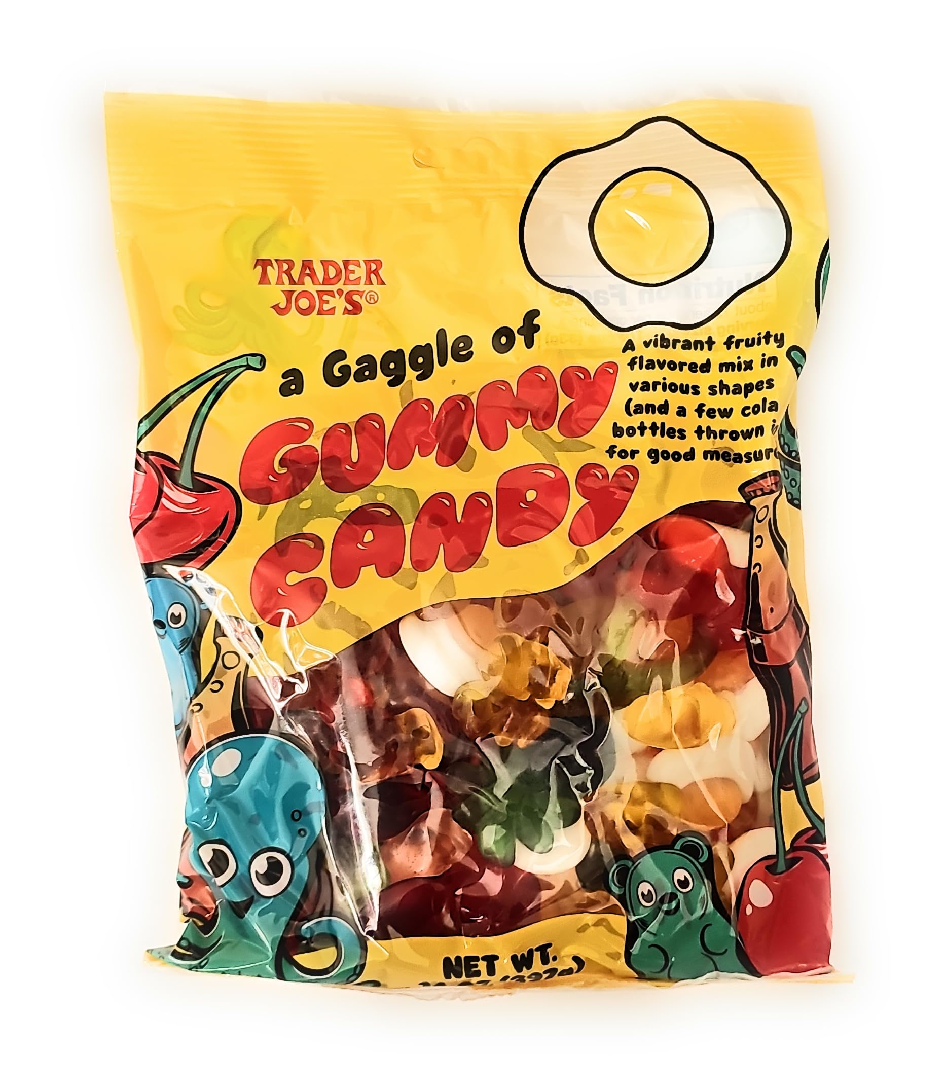 Amazon.com : 2-Pack Trader Joe's Gaggle of Gummy Candy, Fruity