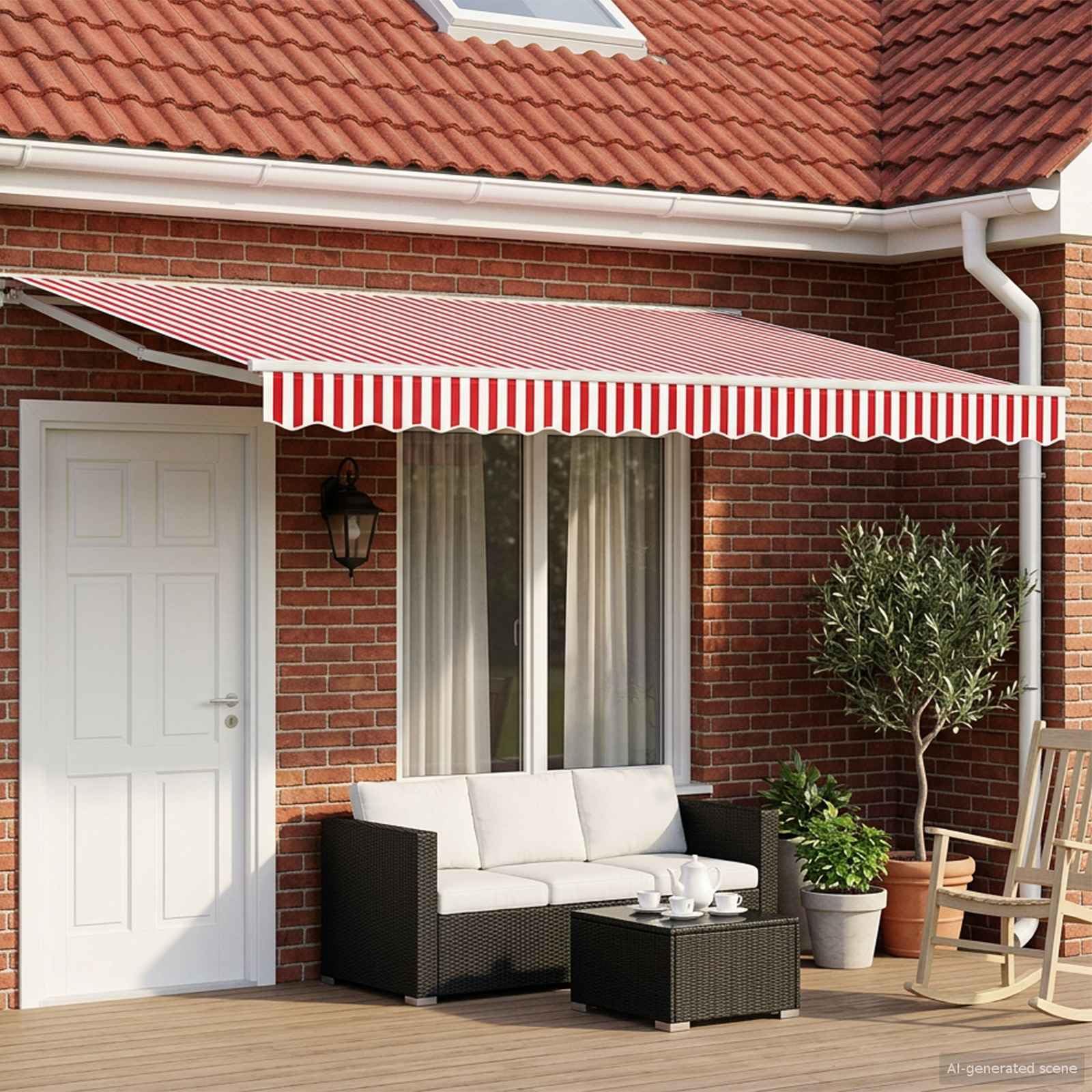 elektrische markise 4x3 5m Mhdvray 4x3,5 m Rot Weiß Halbkassette Aluminium Gestell Robustes Polyester für Balkon Terrasse Garten Modernes Design Fernbedienung inklusive Garden Color:Hi-Vis/Teal Carbon Logitech G Flight Simulator Cotton Muslin Sleep Bag Medium