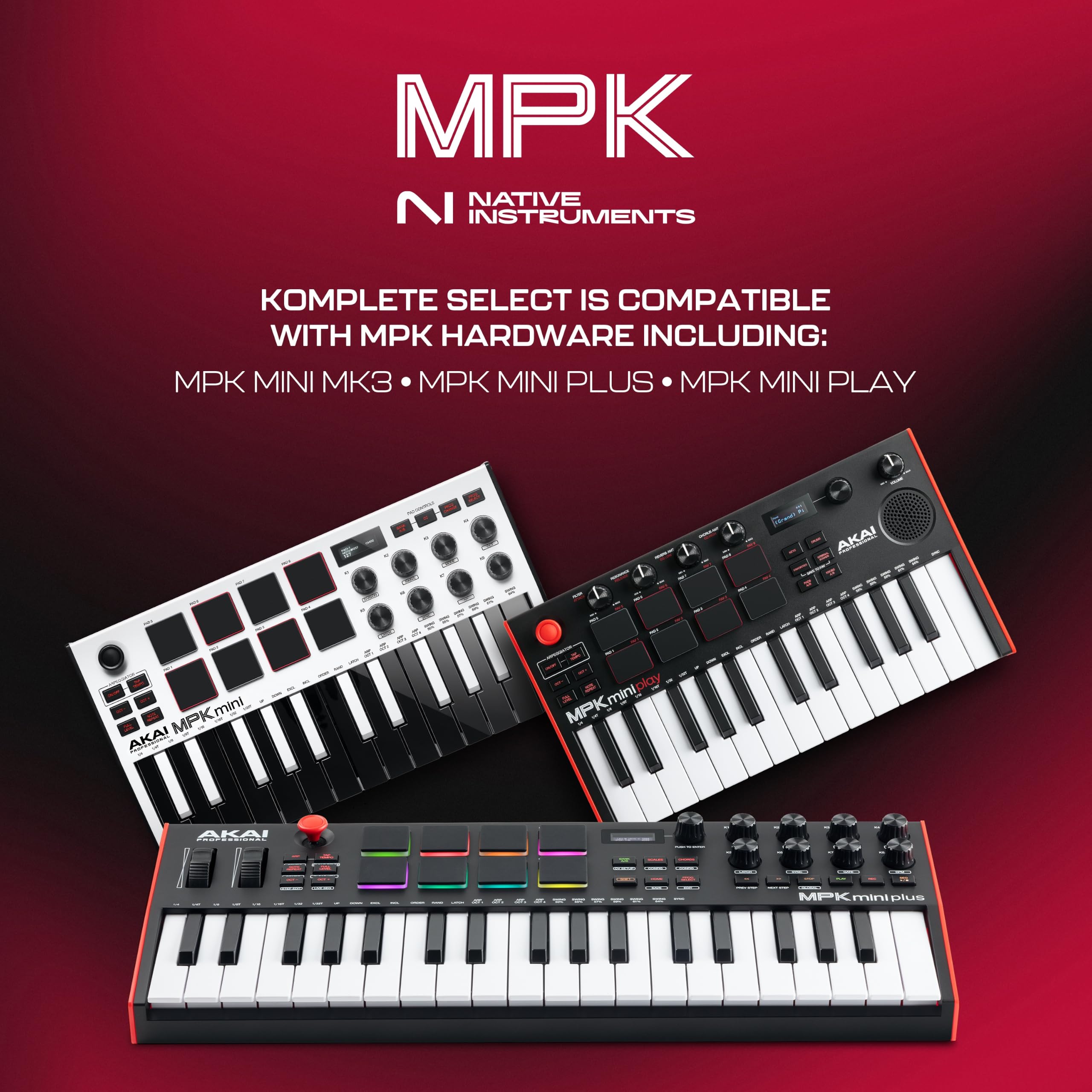 Amazon.com: Akai Professional MPK Mini MK3 - Controlador de