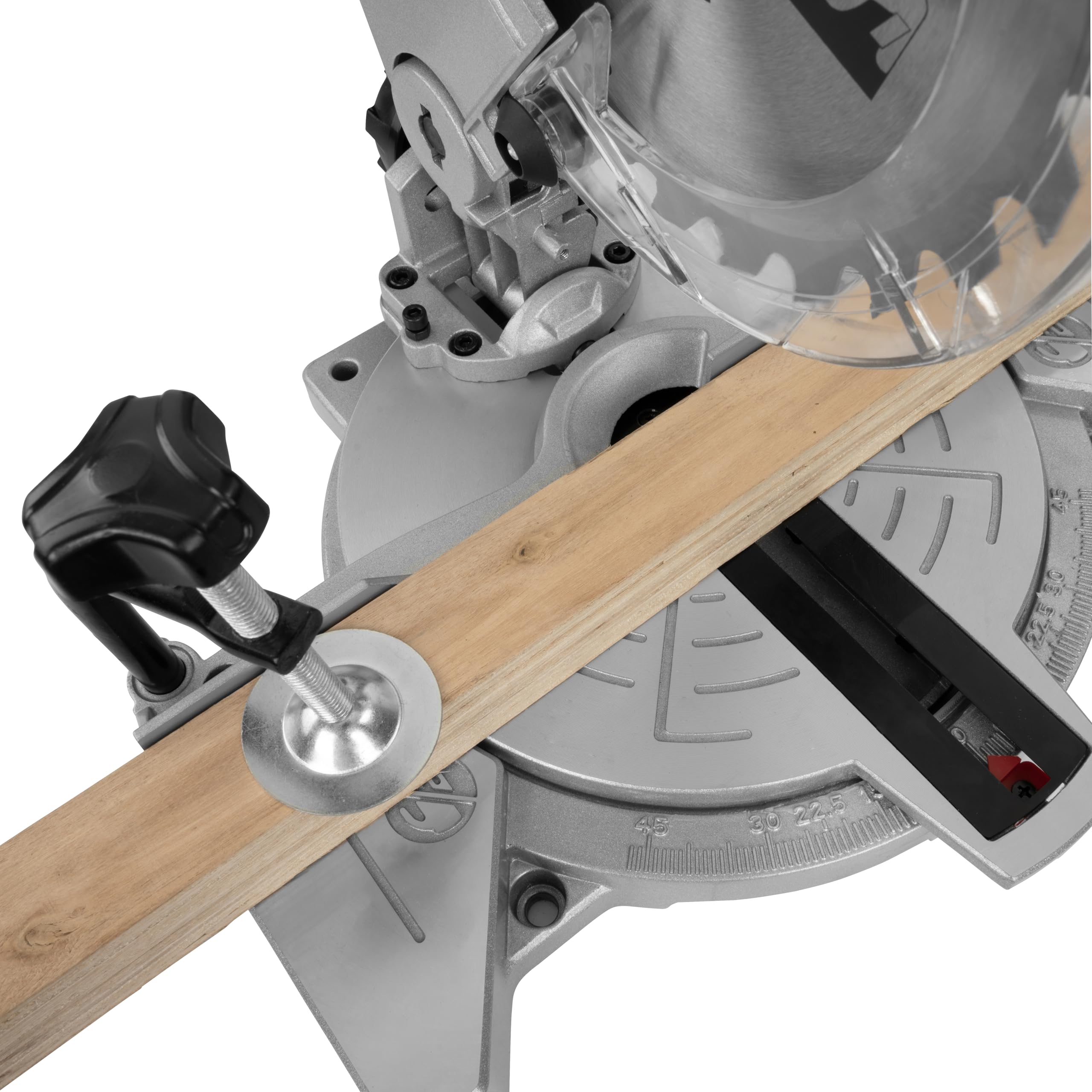 Güde Piła ukośna GKS 2134.1 (230 V, 1100 W, prędkość obrotowa silnika 5500 1/min, średnica brzeszczotu 210 mm, głowica obracana do 45°, zakres cięcia (przy 90°/90°) 60 x 120 mm, skala stopni, w