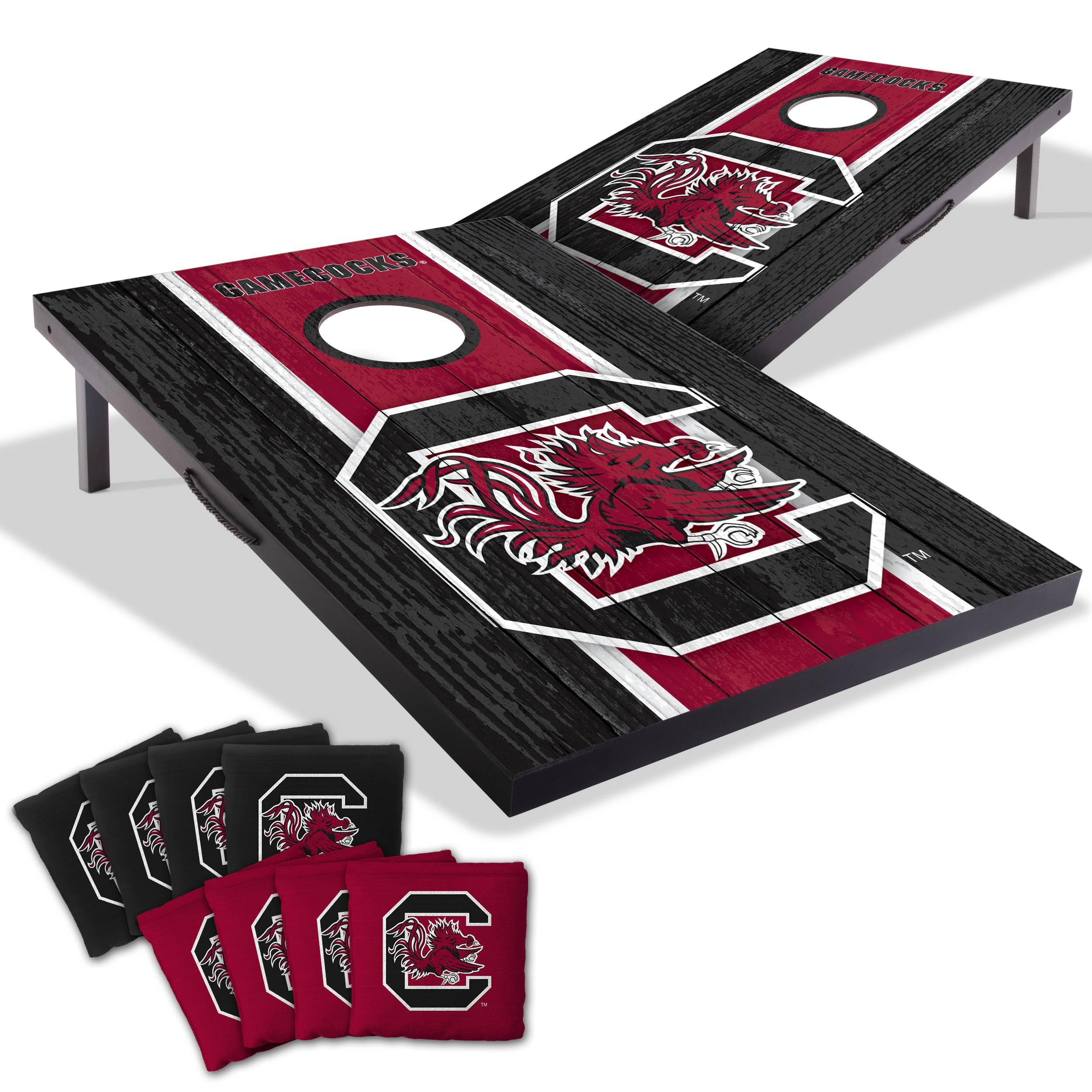 YouTheFan NCAA South Carolina Gamecocks 2' x 3' Portable Cornhole Game with Logo Bags