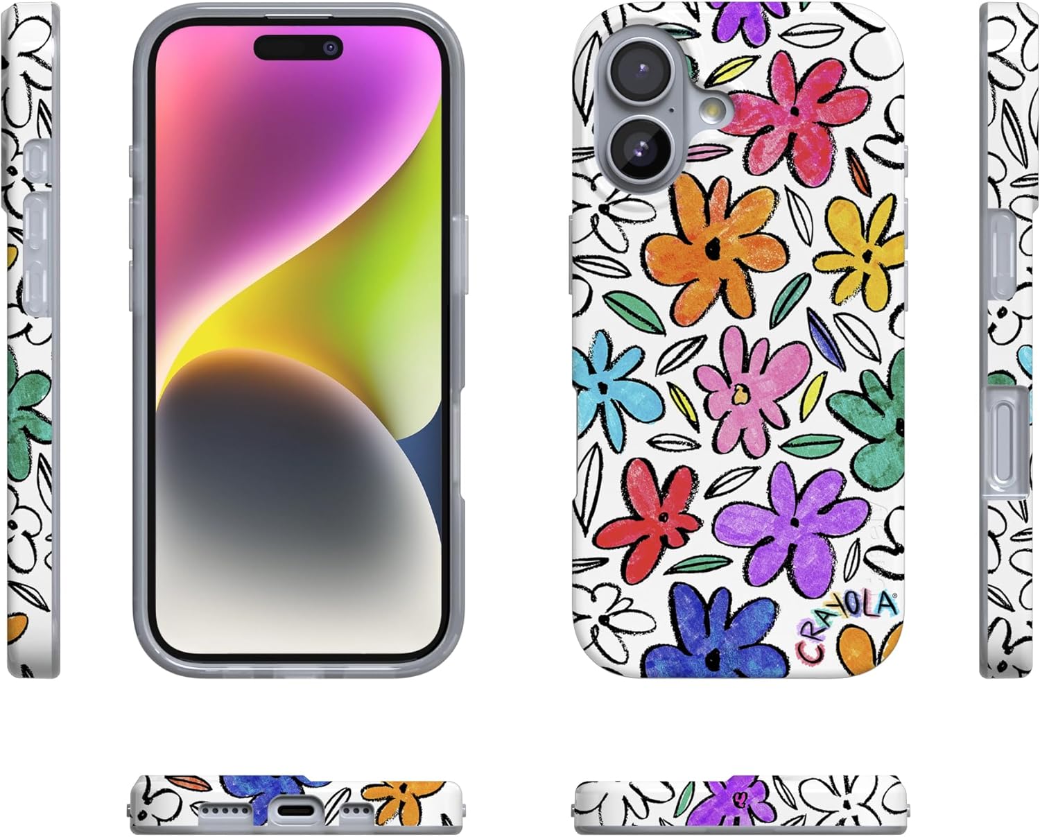 Casely iPhone 17 Case | Outside The Lines | Crayola Marker | Compatible with MagSafe | Classic Ultra Slim Design