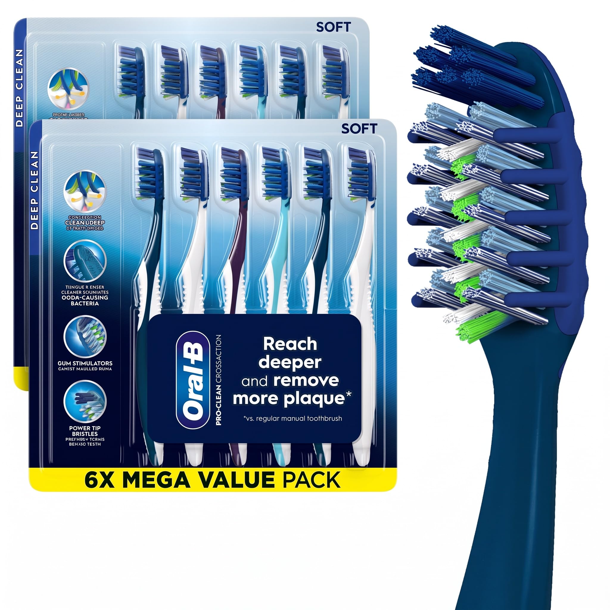 Oral-B Pro Clean Toothbrushes - 6 Count -11