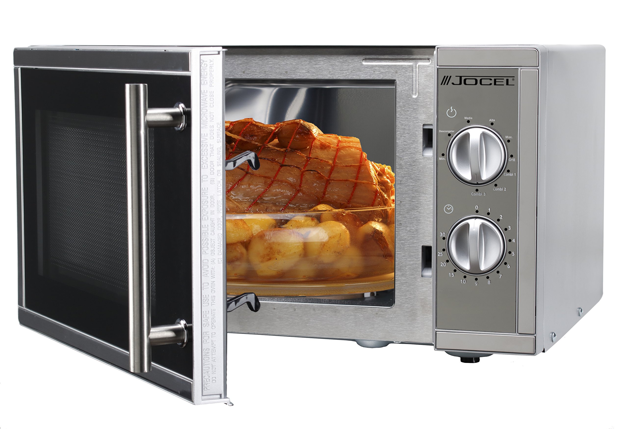 Jocel JMO011428 Microondas, 900 W, 25 litros, Gris