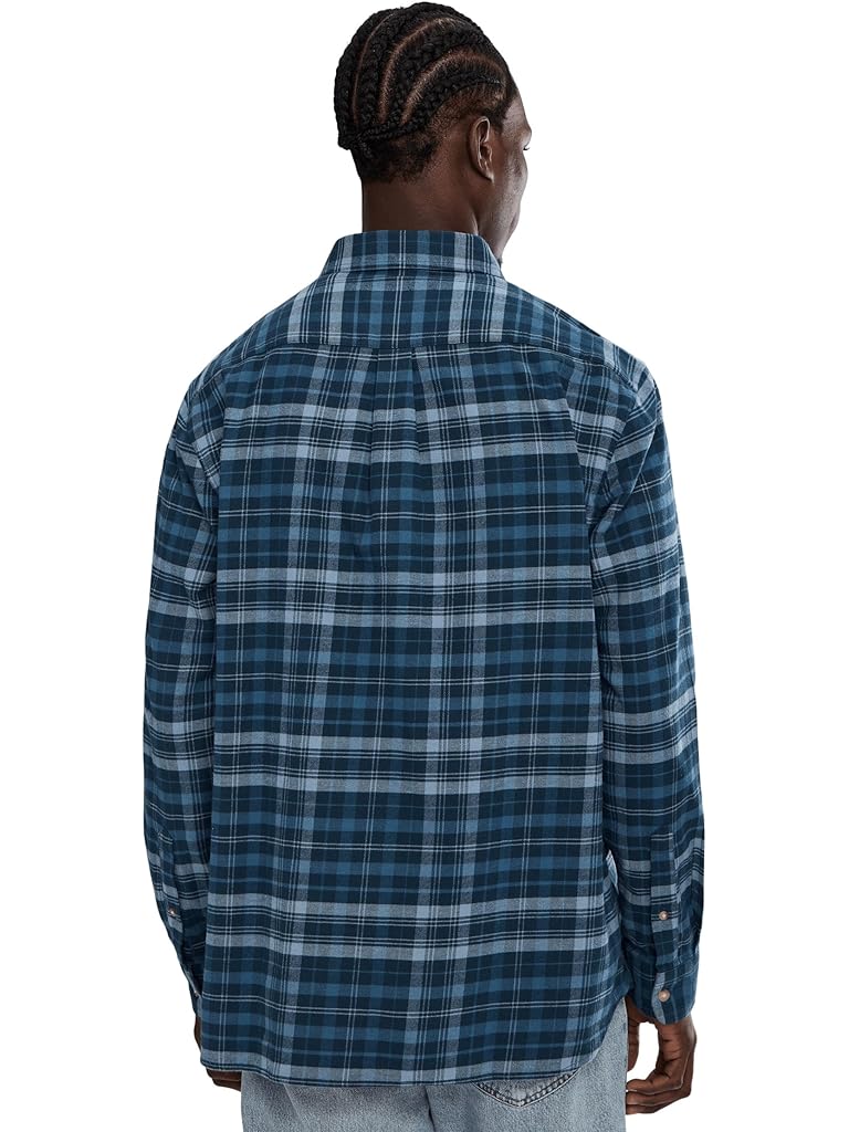 Pewter Vineyard Vines Polar Pld Flannel Shirt