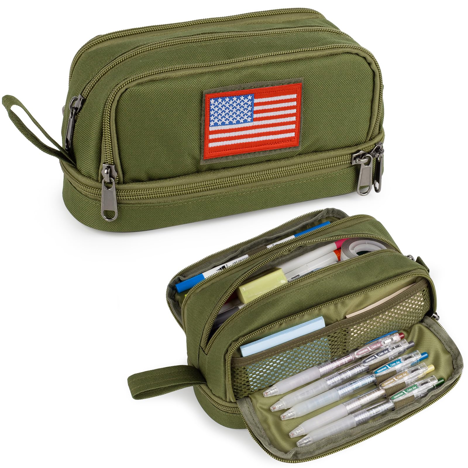Photo 1 of ATRIPACK Large Pencil Case, 4 Compartments