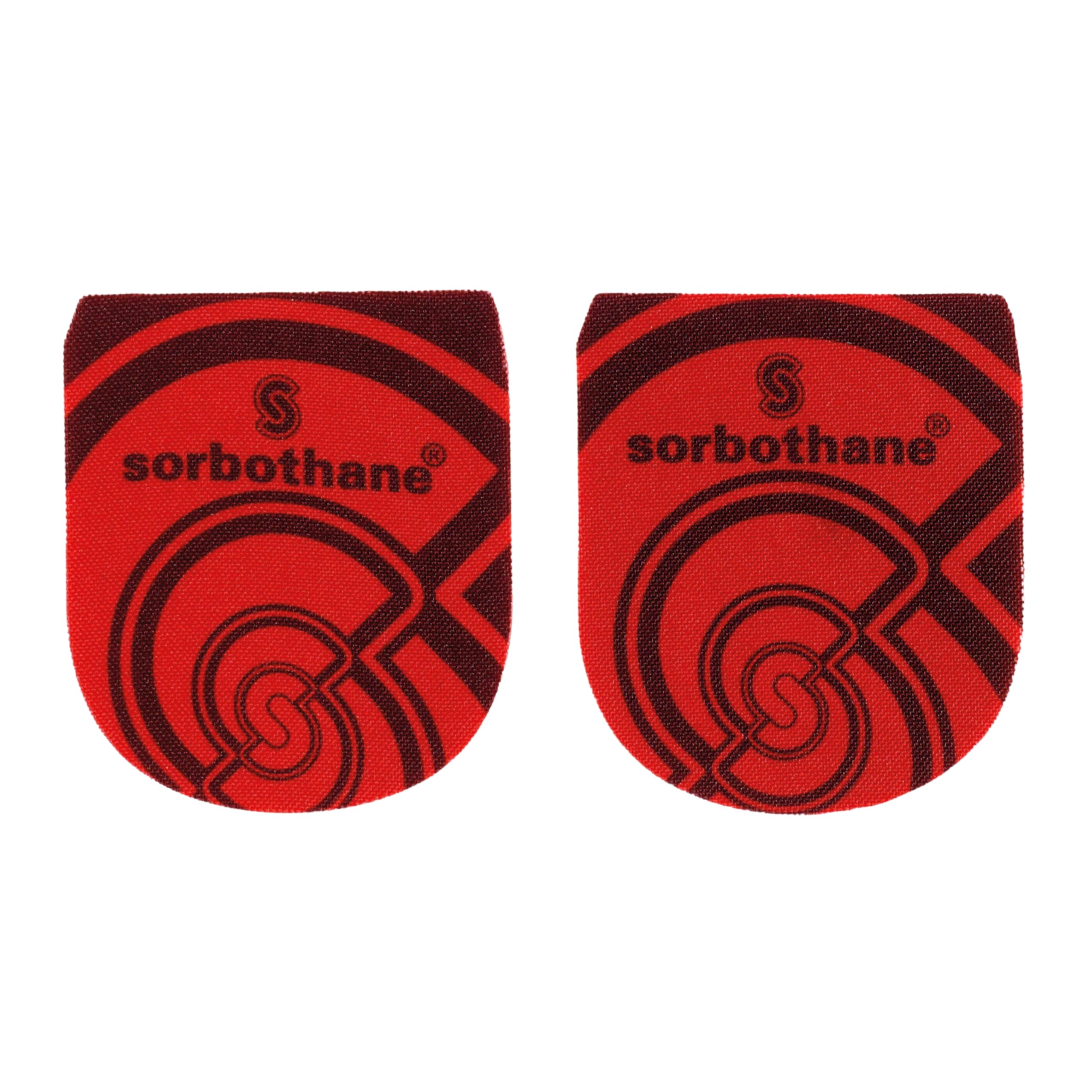 Sorbothane Unisex Heel, Boots, Runners, Walkers, Shock Absorbing Shoe Insert, Heel Pads for Football Boots Runners and Walkers, Size 3-5 UK ( 35-38 EU), Small, Red