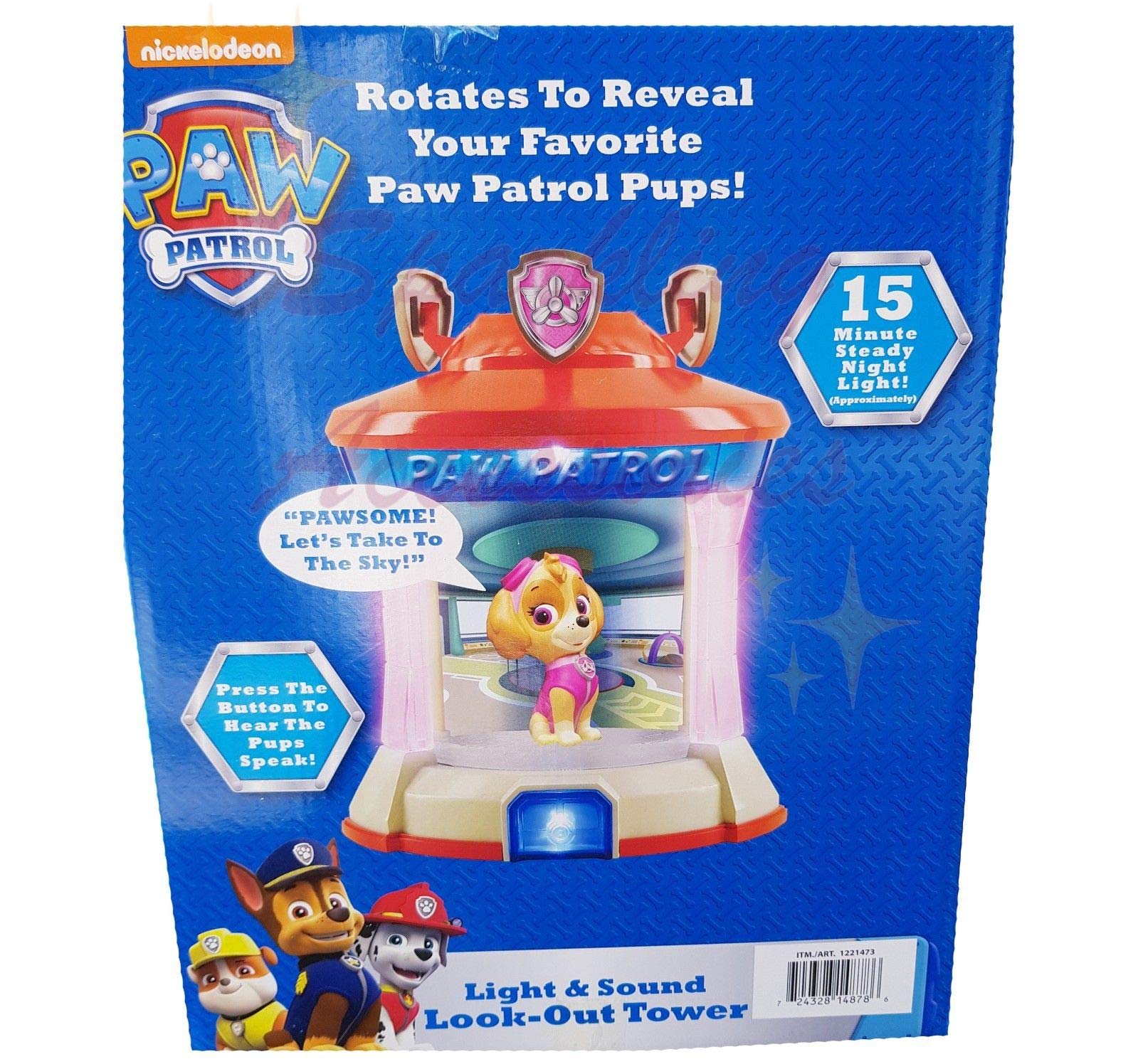 paw patrol spinning light