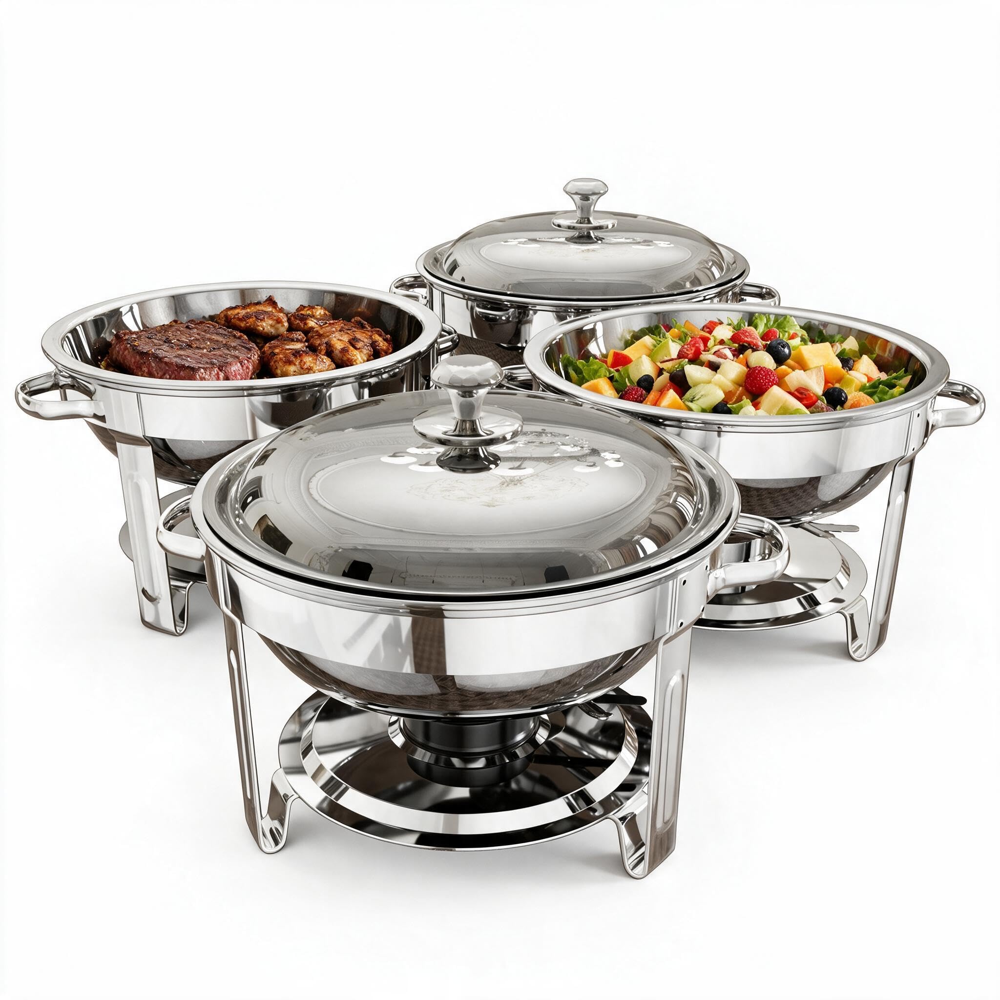 Photo 1 of *** MISSING PARTS ***
KScocina 5QT Round Chafing Dish Set