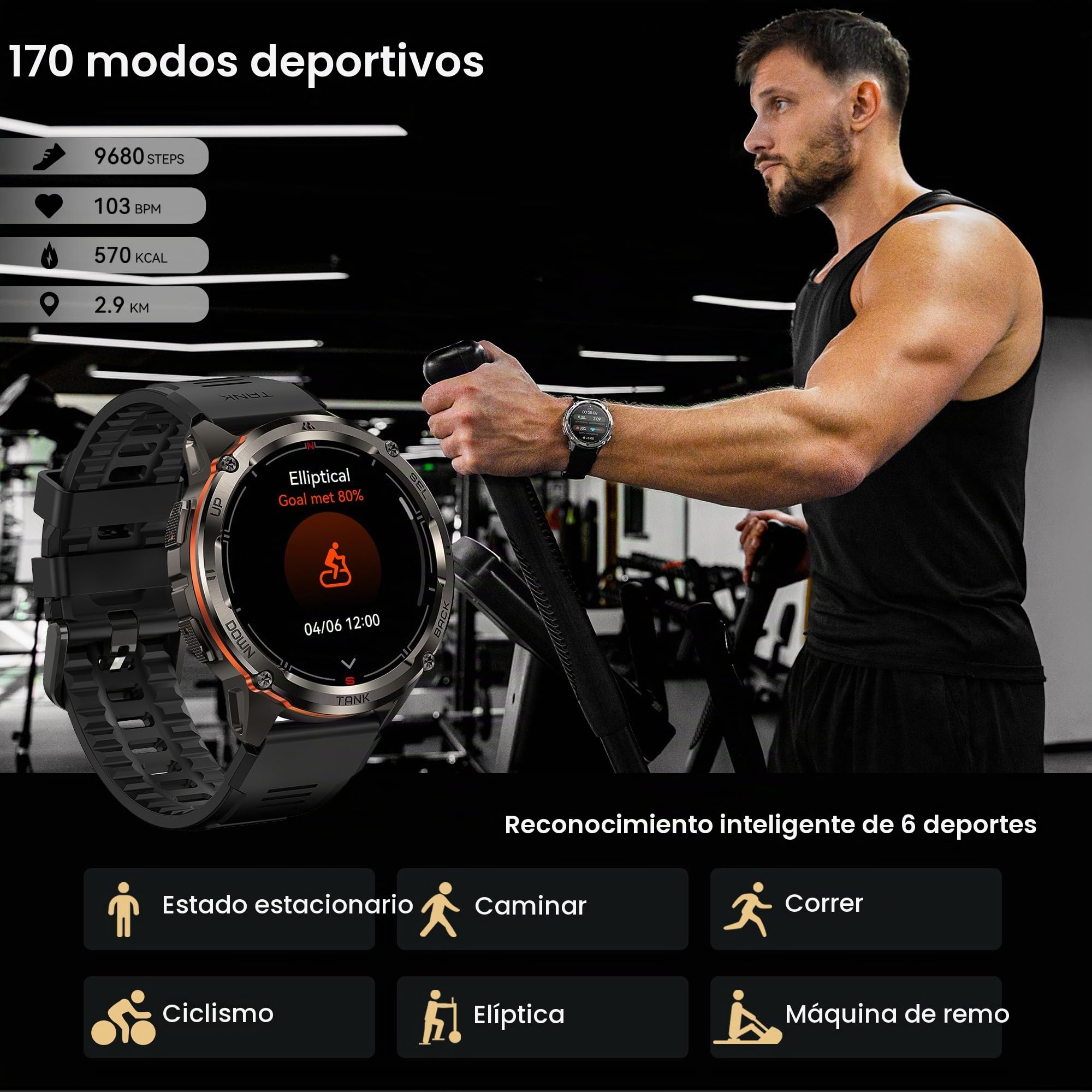 KOSPET Tank T3 Ultra 2 Reloj Inteligente Hombre