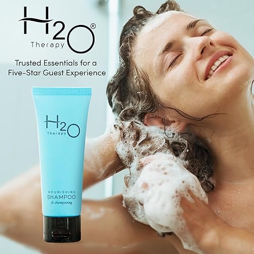 Miniatura 7 de H2O Therapy Champú, hotelería tamaño viaje, 1 oz (caja de 300)