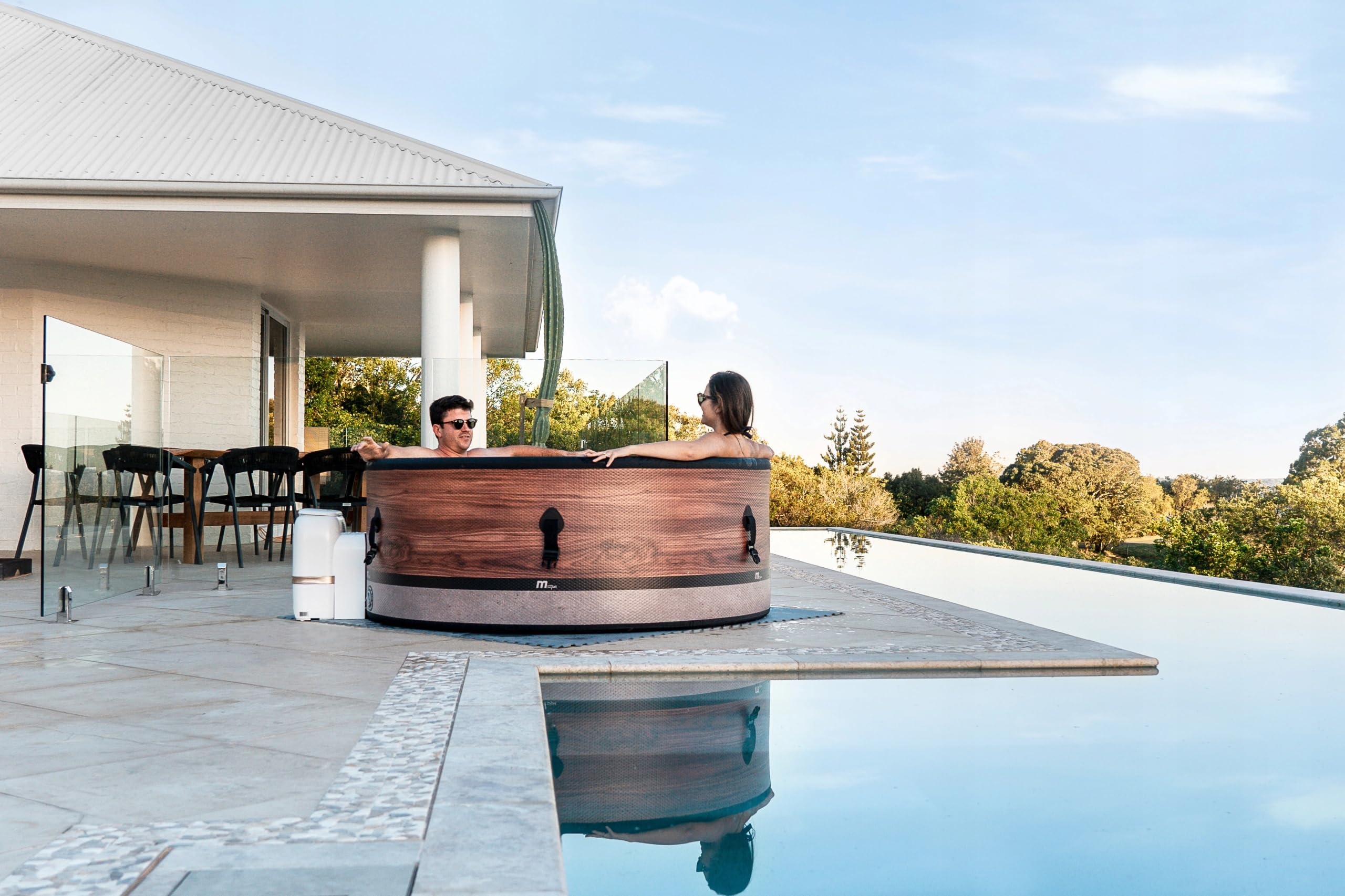 Piscina idromassaggio da esterno Duet Mspa