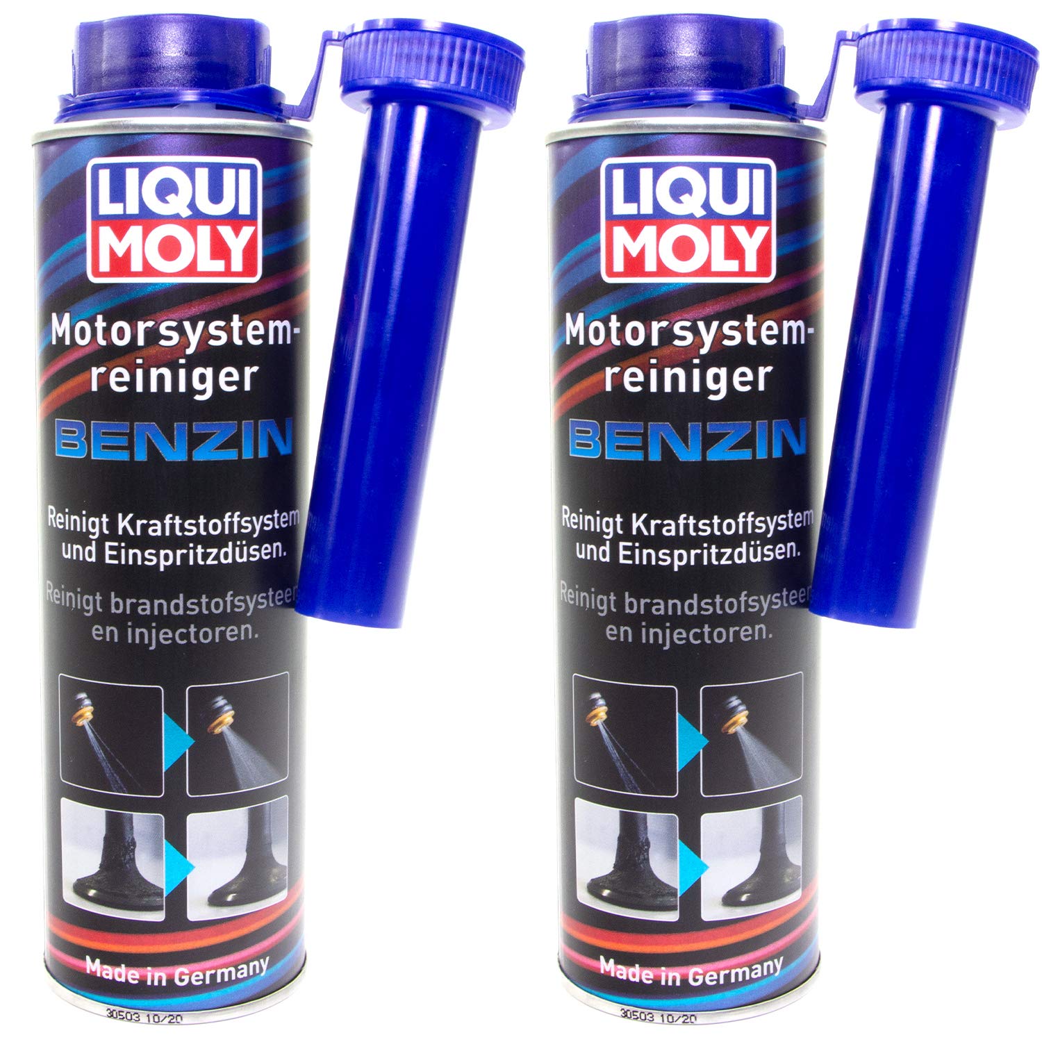 Motor System Reiniger 2x Liqui Moly 5129 (je 300ml) - Additiv Für Benzinmotoren Liqui Moly 5129 Additiv 2x300ml Einspritzdüsen Reiniger
