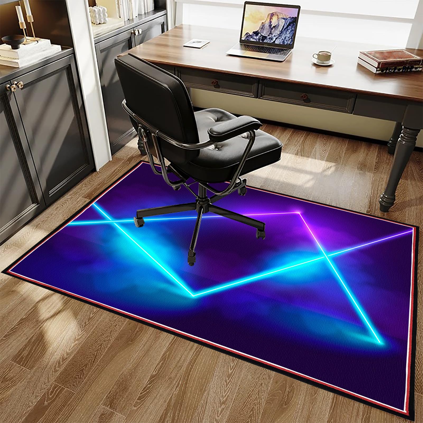 150 x 180 cm mata ochronna na podłogę do gier, mata na krzesło biurowe, mata ochronna na twarde podłogi, mata na biurko, do laminatu, parkietu, płytek