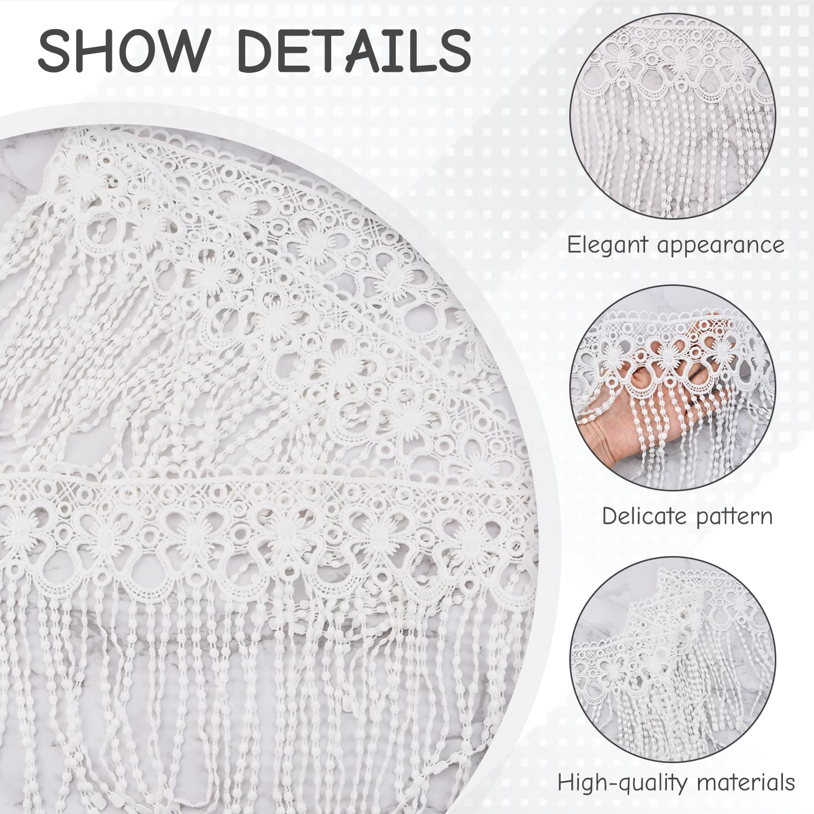 chinese dress ladies Amazon.com: URROMA 2 Yards White Lace Trim with Tassel, Wide Sewing Fringe  Tassel Trim for Dress Extender Curtain Home Decor DIY Supply
