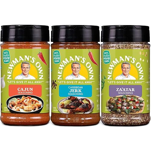 Newman Paquete culinario propio - (juego de 3) Cajún, Caribe, Za'atar
