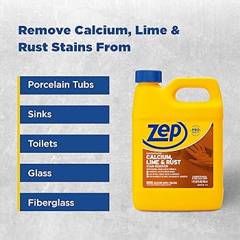Amazon.com: Zep Concentrated Calcium, Lime and Rust Remover - 32