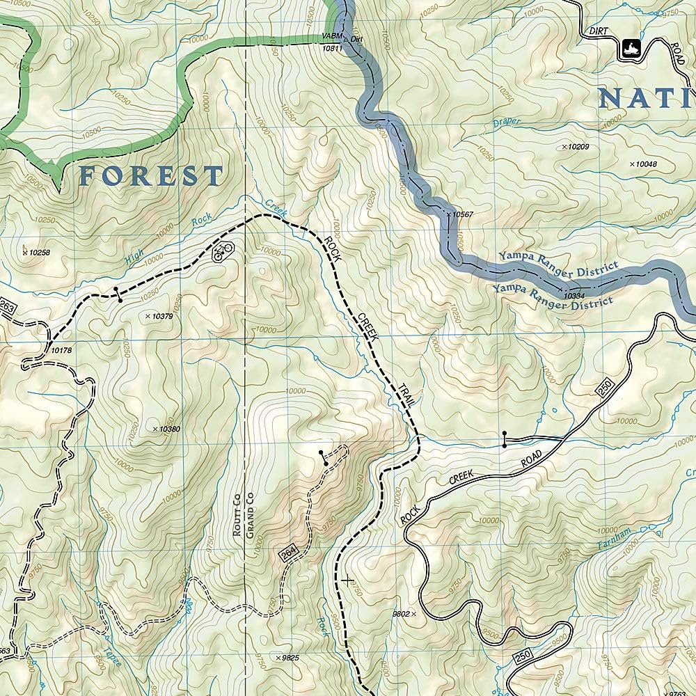 Yampa, Gore Pass Map (National Geographic Trails Illustrated Map ...