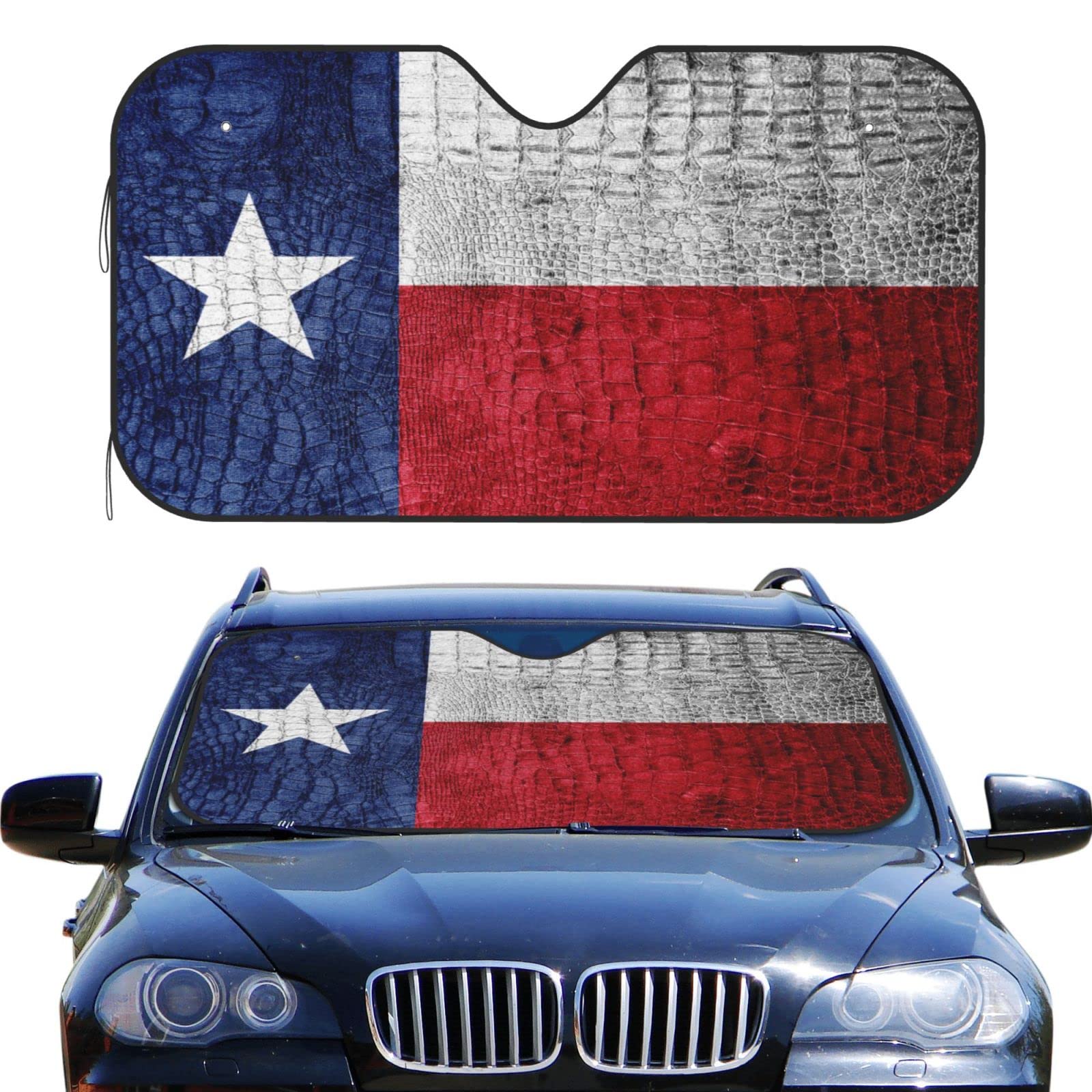 Amazon.com: Delerain Car Windshield Sunshade Texas State