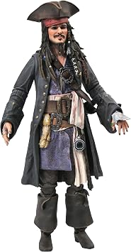 DIAMOND SELECT TOYS Pirates of The Caribbean Dead Men Tell No Tales Jack Sparrow Action Figure, 180 months to 1188 months