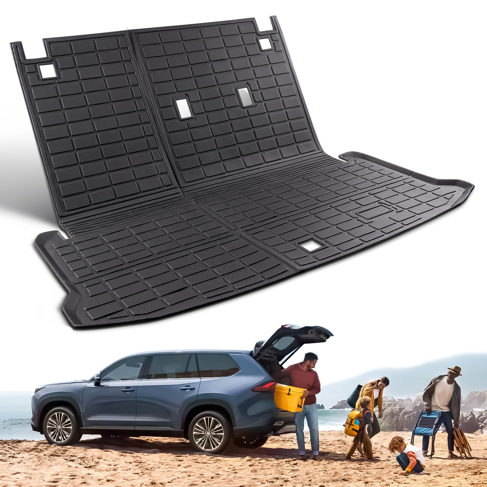 Liner Master® Backrest Mat & Cargo Liner for Toyota Grand Highlander 2024 with JBL/Subwoofer