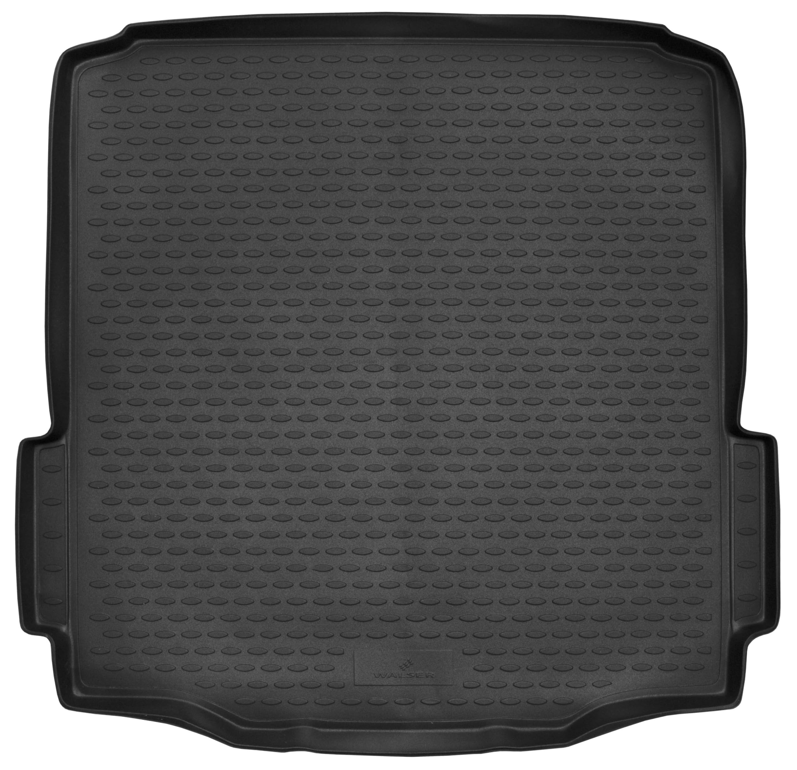 WALSER XTR Kofferraumwanne für Skoda Superb 2 Limousine 2008-2015, 100% passgenaue Antirutschmatte Auto, Gummimatte Auto, Kofferraum Schutzmatte, Anti Rutsch Matte Gummi, Auto Gummimatten