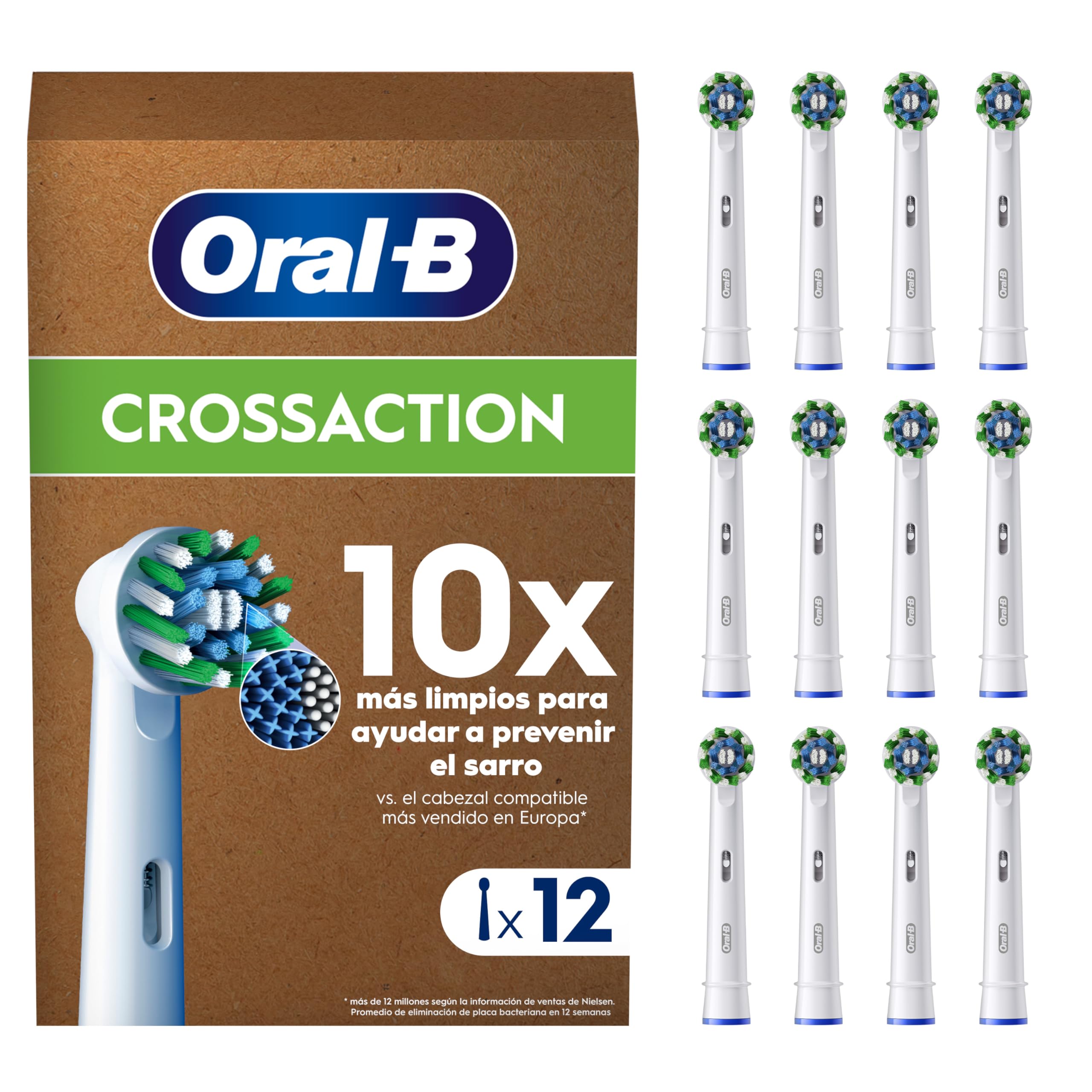 Oral-B Pro CrossAction Recambios para Cepillo de Dientes Eléctrico ...