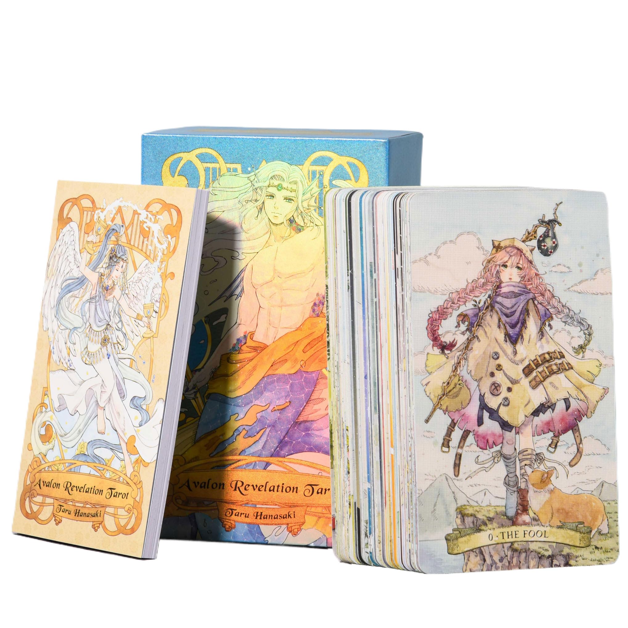 KEPNOY Avalon Revelation with Guidebook Tarot Cards, Fortune Telling & Divination Tools for Beginners and Advanced(Standard Edition)
