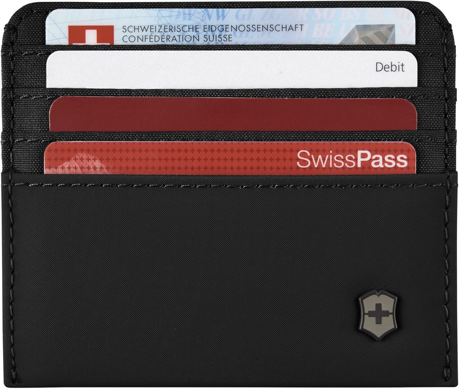 Victorinox Travel Essentials, Card Holder, RFID Wallet with Card Slots - Black