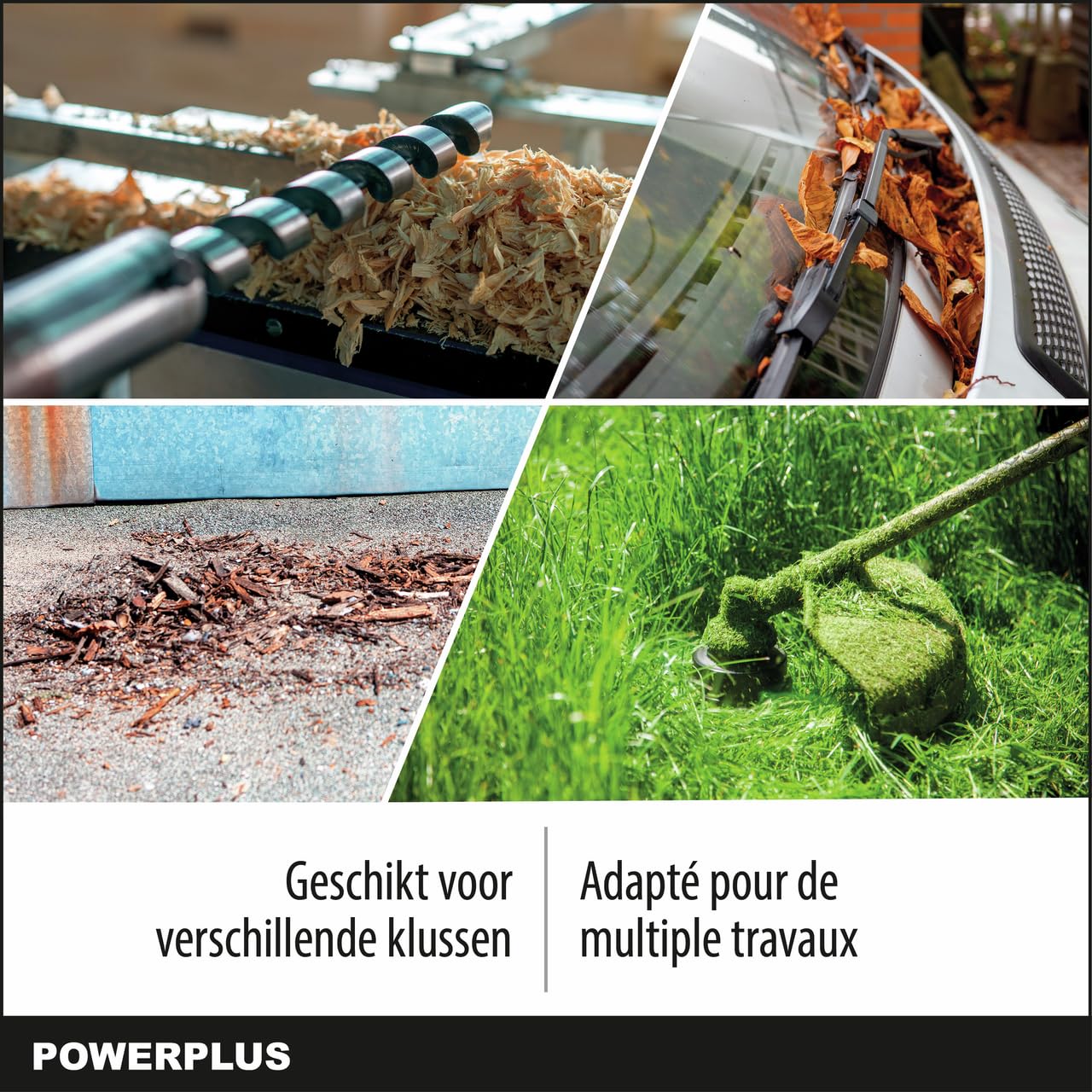 Powerplus POWEBG7521-20 V - Soffiatore per foglie a batteria, velocità massima dell'aria 145 km/h, attrezzi da giardino, senza batteria e caricatore