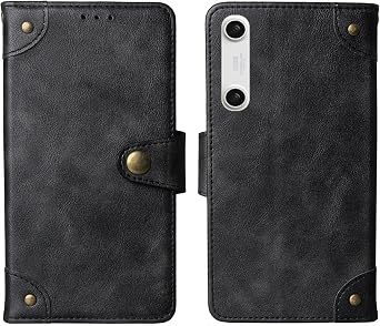 Flip Genuine Premium Leather Phone Gel Case for Xreal Beam PRO 6.5" Back Cover Skin Etui Protective Protector Wallet Pouch Shell Bumper Black