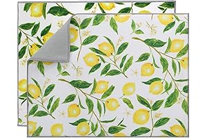 Spring Blossom Drying Mat for Kitchen Counter