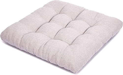 Miniatura 5 de POMIU Cojines para sillas de exterior para muebles de patio y jardín, juego de almohadillas para sillas de primera calidad, cómodo relleno de fibra