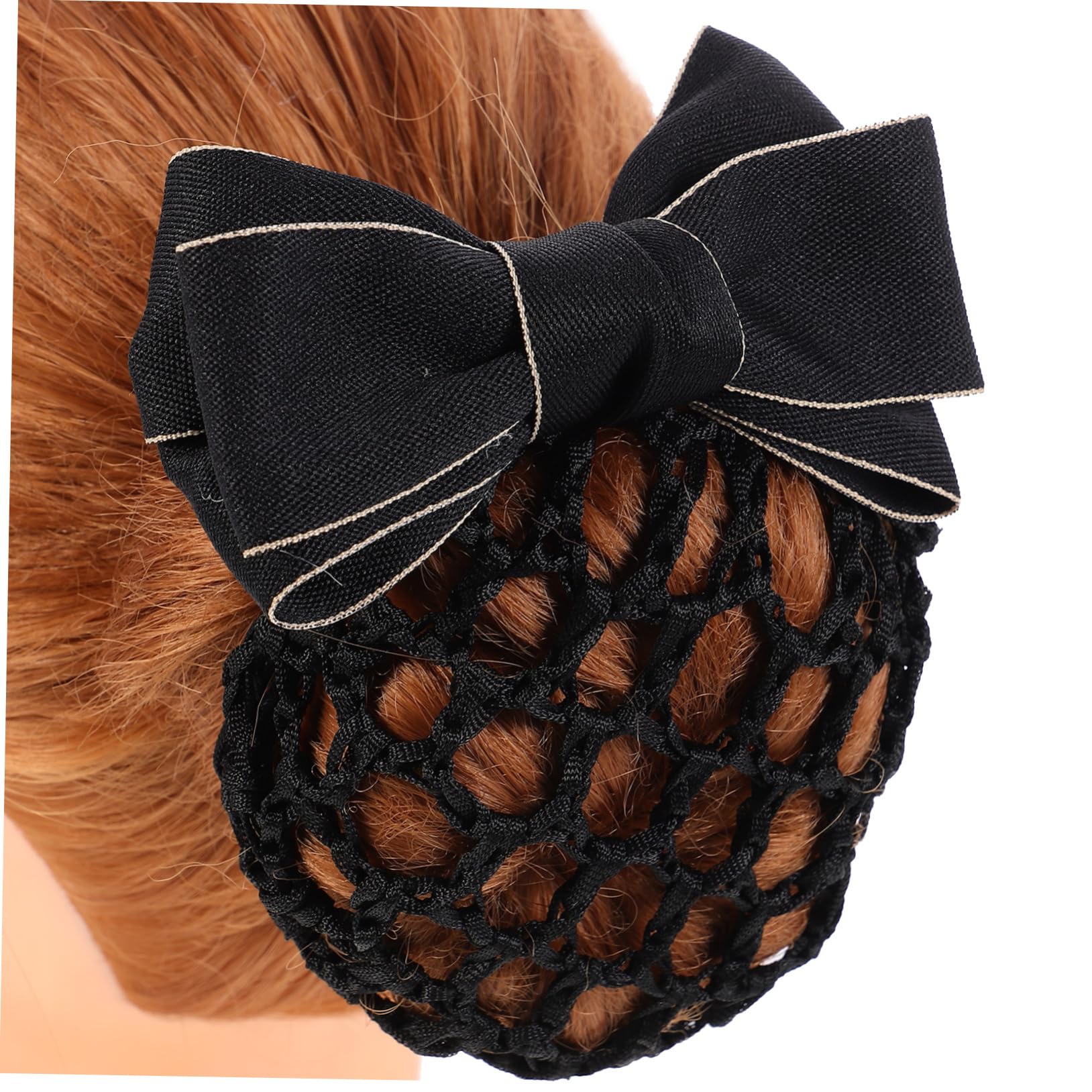 FRCOLOR 10stücke Haarnetz Bun Cover Snood Haarschmuck Professionelles Haarnetz Mit Schleife Klassisch Für Elegante Frisuren Und Besondere Anlässe