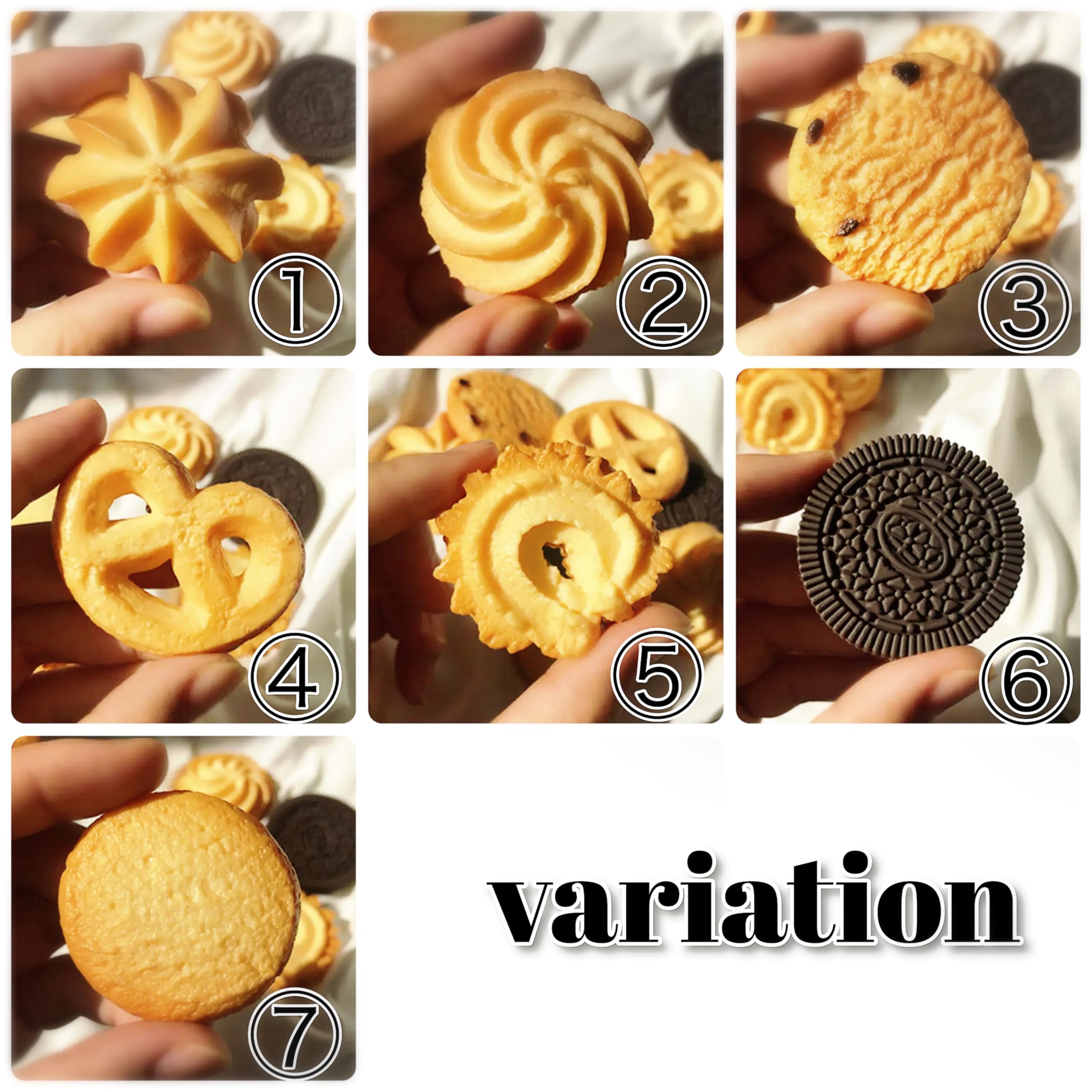 Amazon.co.jp: 【MateRial】ヘアアクセサリー クッキー ビスケット お 