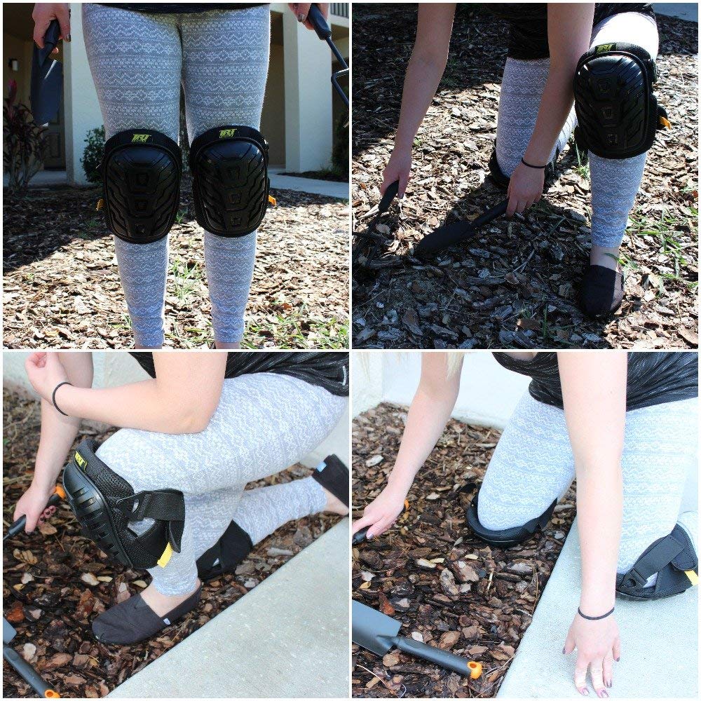 Best Professional Knee Pads For Work, Heavy Duty and Foam Padded, Comfort Gel Cushioned Kneepads