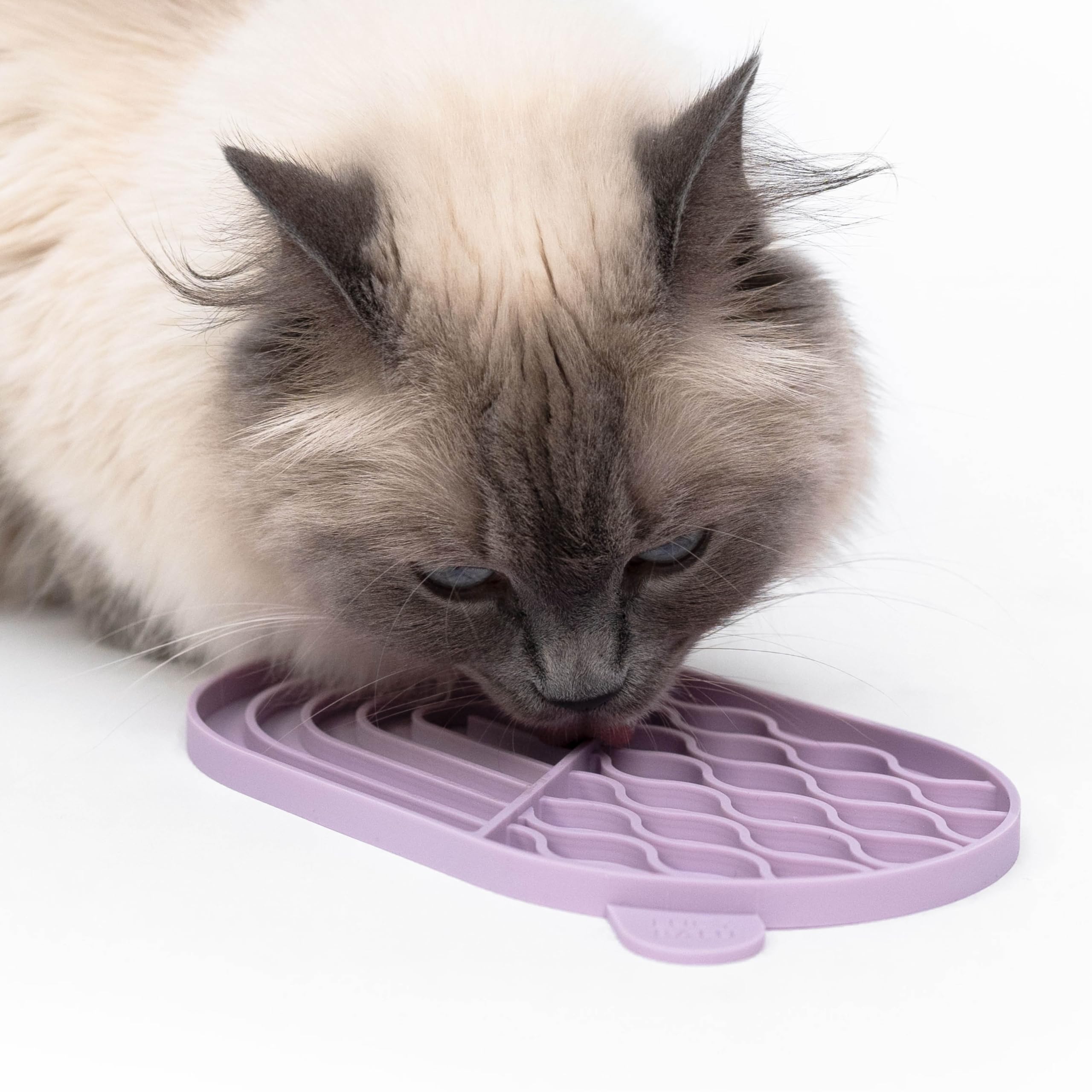LucyBalu® Zenpad Tappetino leccalecca per gatti in silicone I Rosa