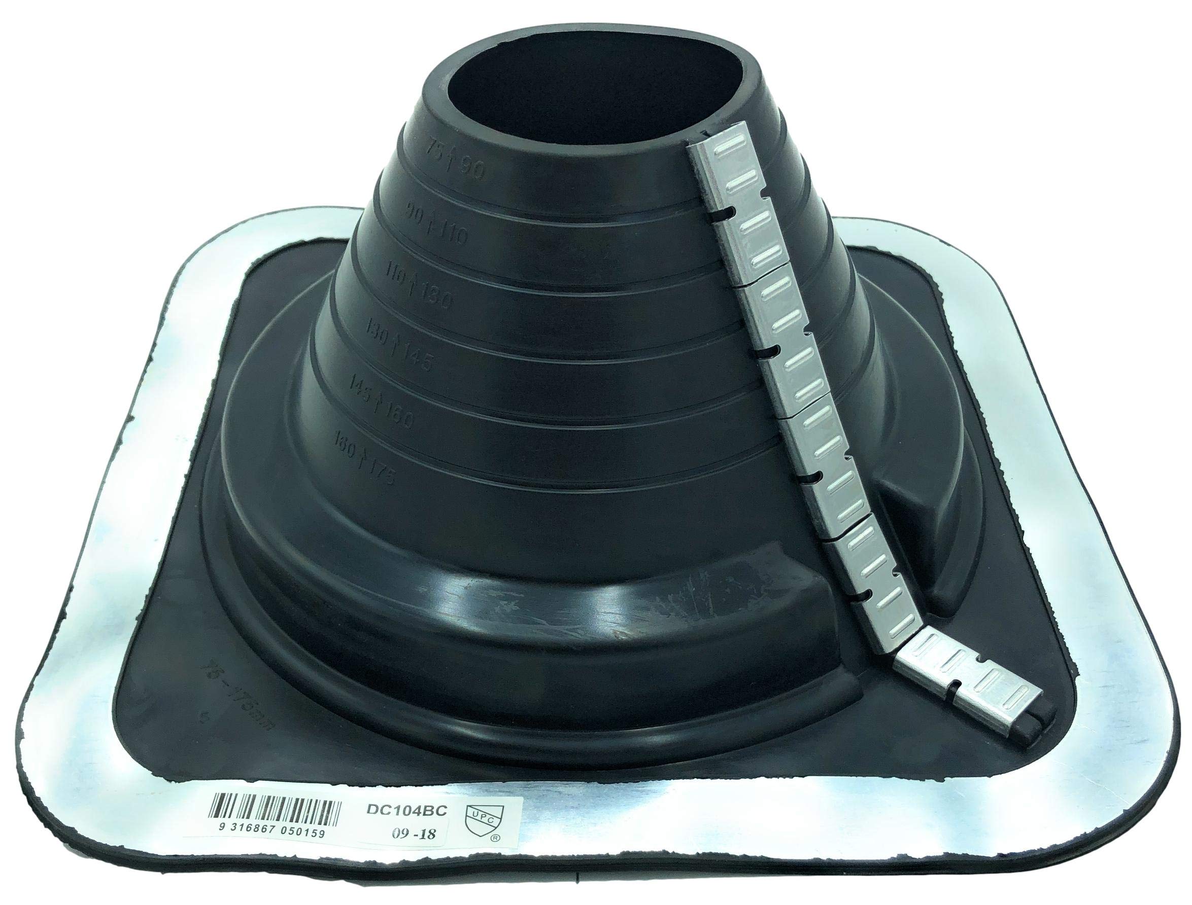 Dektite Metal Roof Pipe Flashing Boots Kit - Comes with Free Screws ...