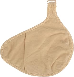 Estojo Protetor de Seios Falsos, Bolso Protetor de Seios Portátil de Algodão Elástico Respirável para Mastectomia Seios Falsos (Esquerda)