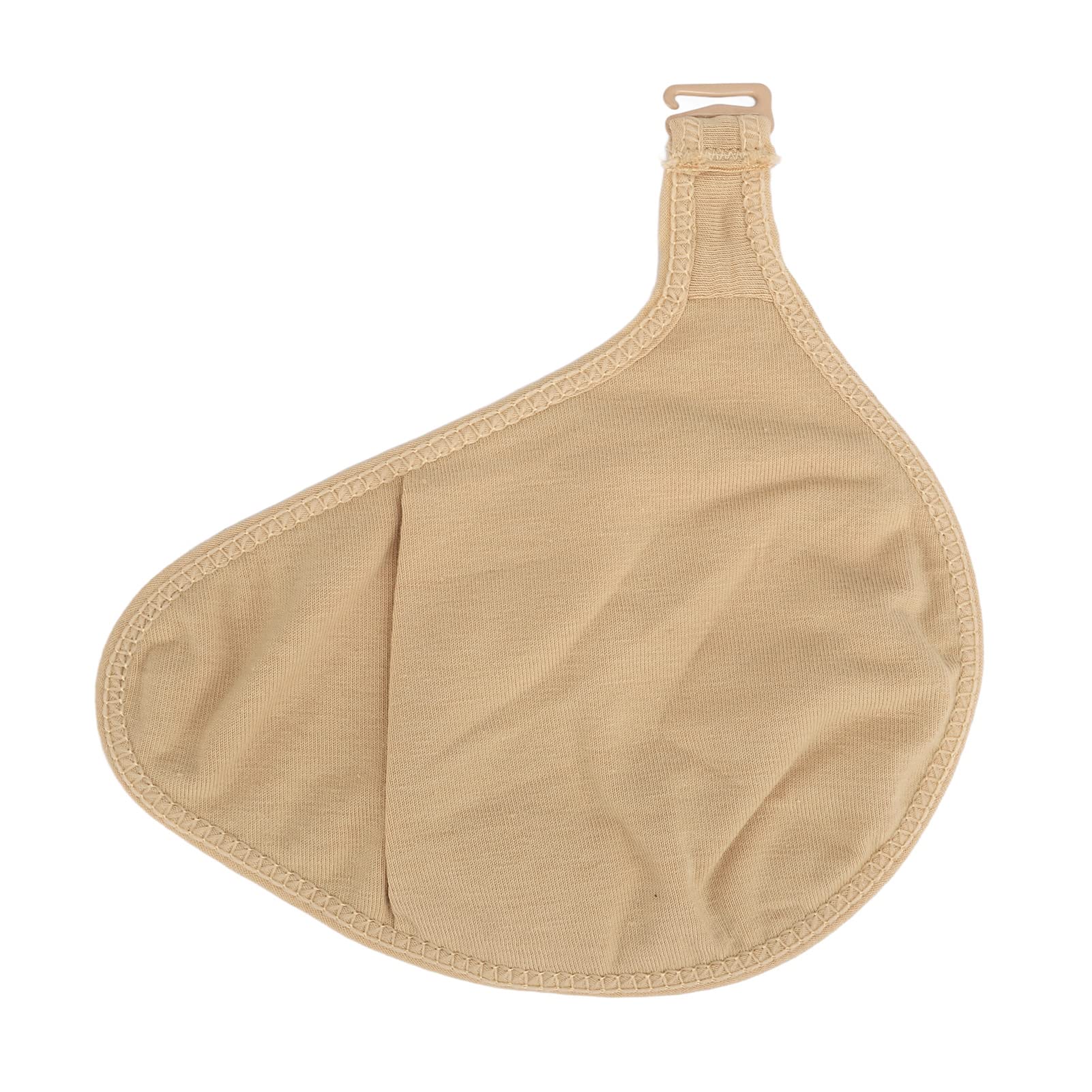 ZudooZudoo Cotton Breast Form Light Ventilation Sponge Boobs, Hook Breast Protective Pockets Sleeves, Bra Insert Pads for Breast Prosthesis, Breast Forms, Artificial Fake Boobs, Mastectomy (Right)