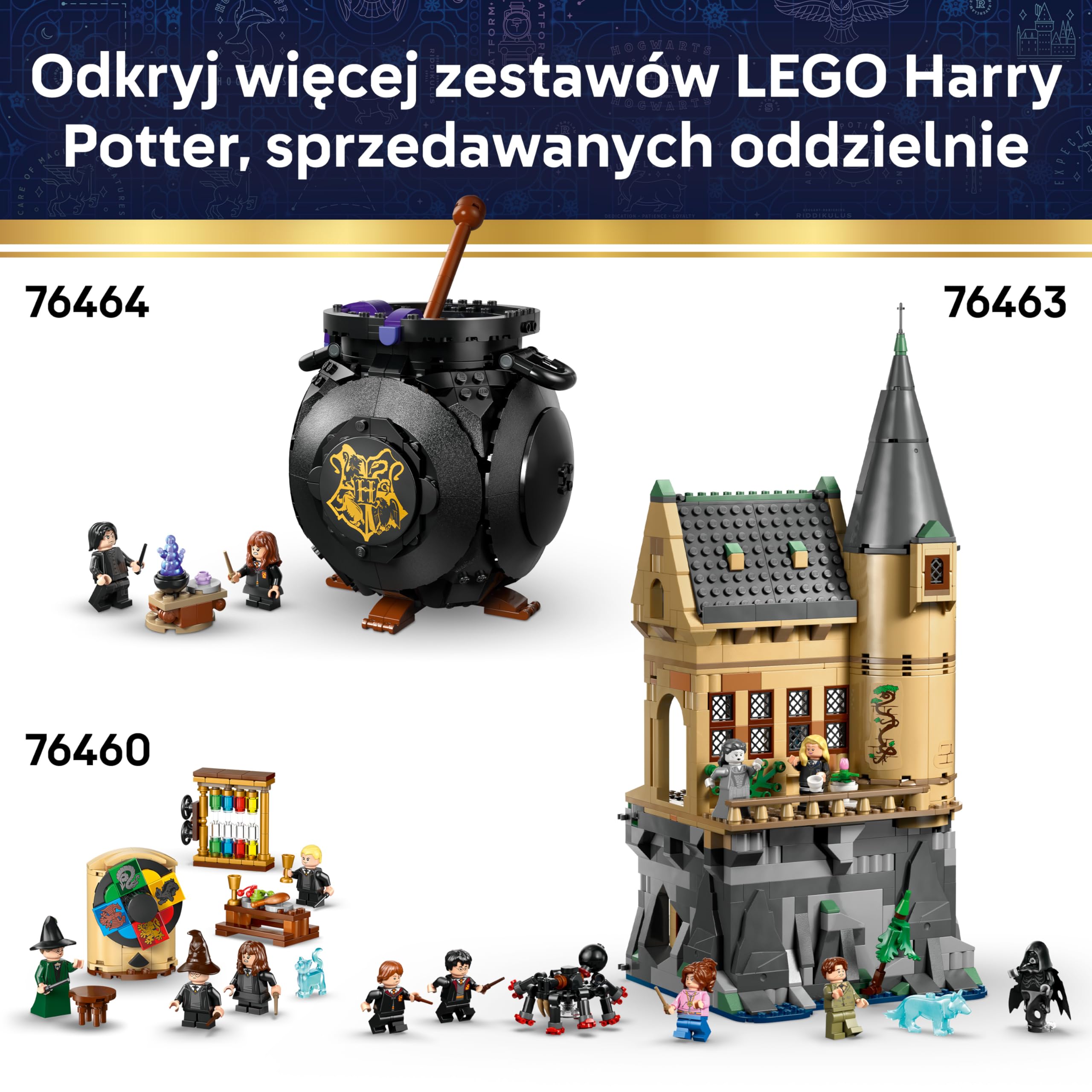 LEGO Harry Potter Dom Luny Lovegood 76467 | Model domu z minifigurkami, zabawka dla 10-latka, prezent dla fana Harry’ego Pottera, zestaw klocków dla dzieci, 764 elementy