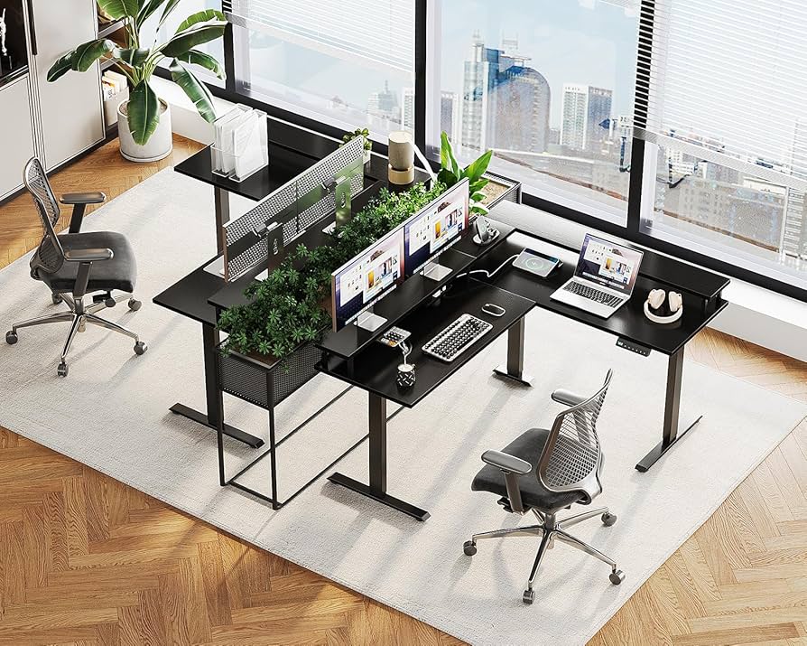 電動昇降式 デスク 幅150CM×奥行101CM Amazon | Radlove パソコンデスク 電動昇降式 デスク 幅150CM