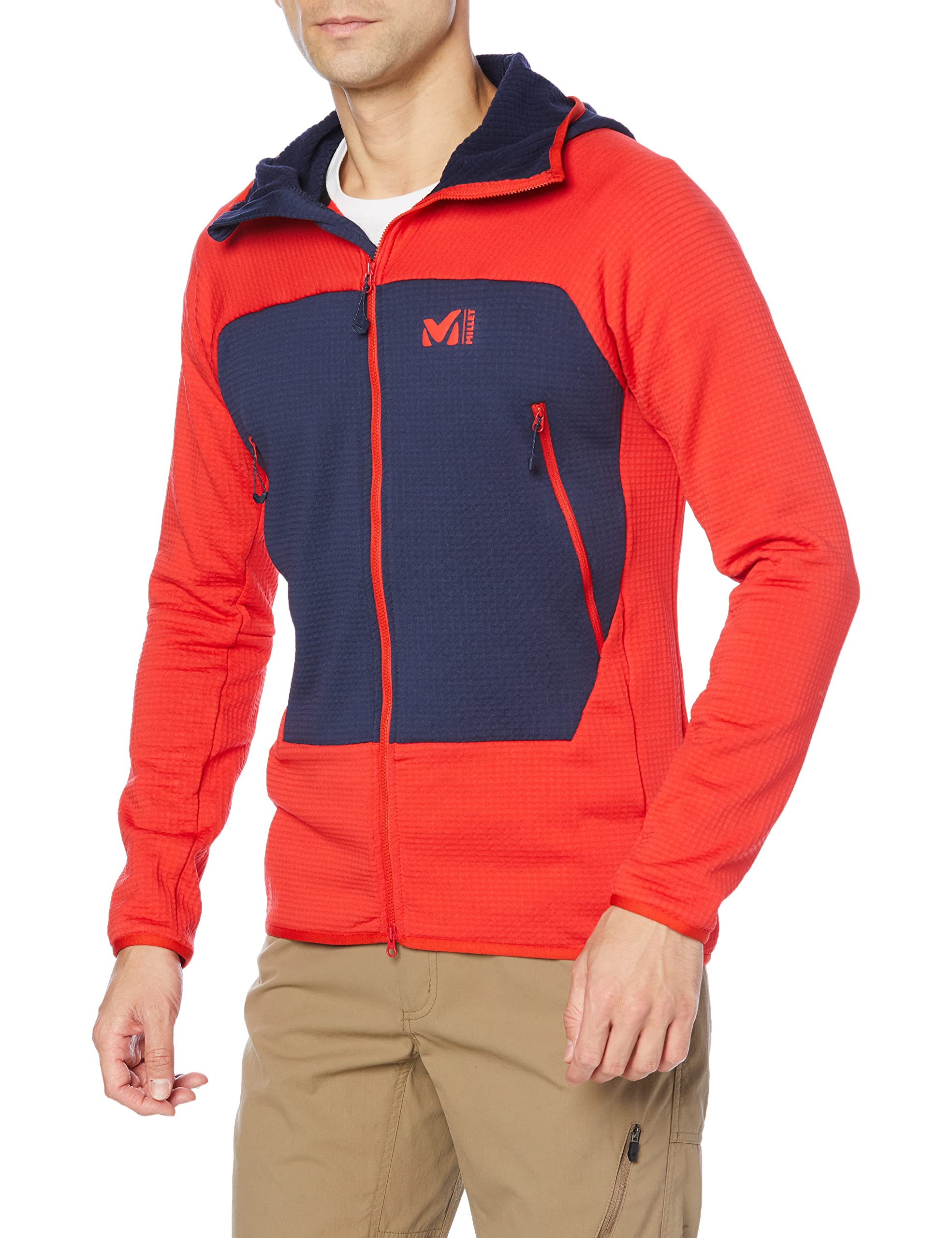 Amazon.co.jp: [ミレー] 登山用フリース フュージョン グリッド