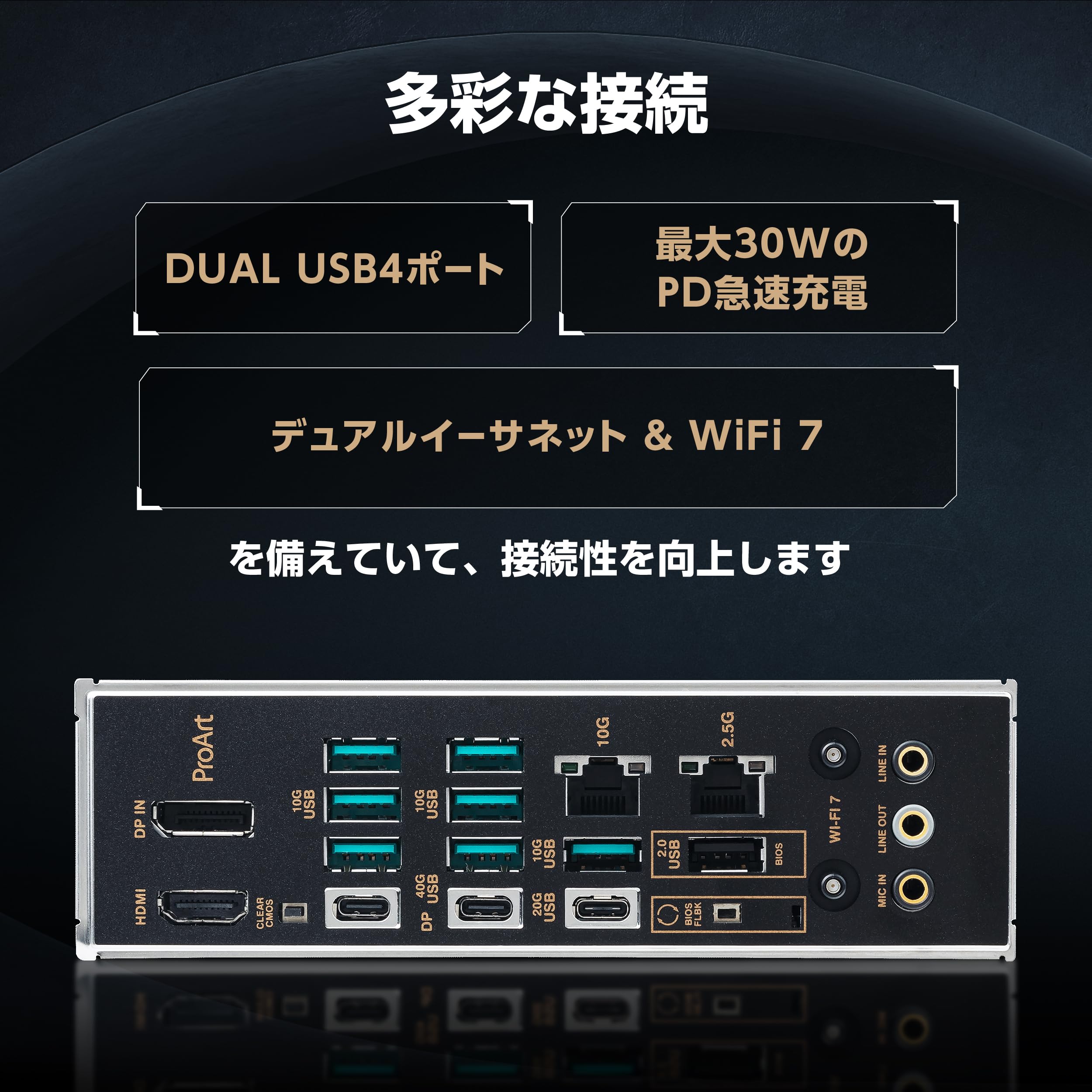 マザーボード ASUS ProArt X870E-CREATOR WIFI 取寄せ商品：納期要確認】 ASUS ProArt X870E-CREATOR WIFI | PC