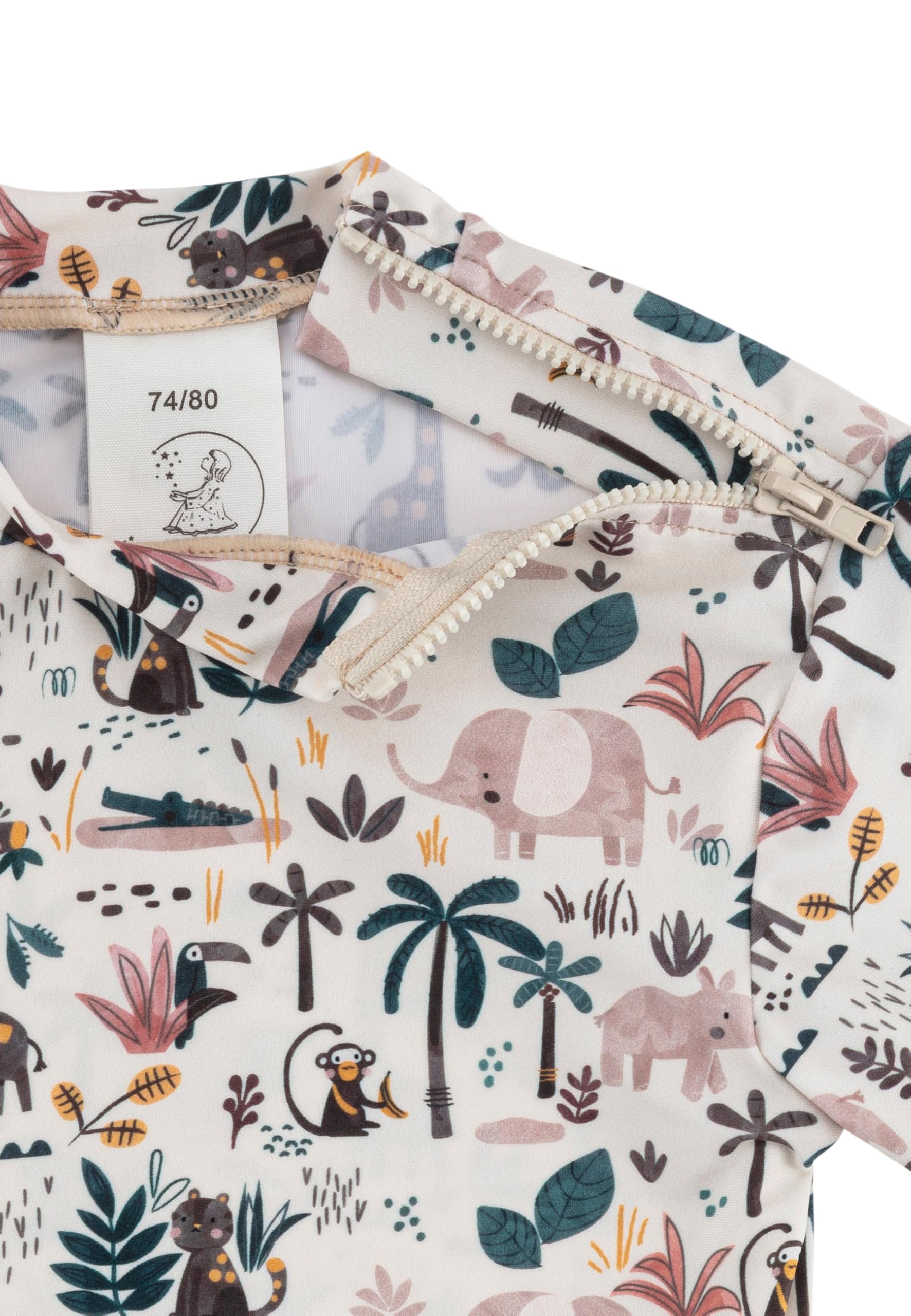 Sterntaler Badeshirt Kurzarm Safari Set di Costume a Maglietta Bimbo 0-24 (Pacco da 1)