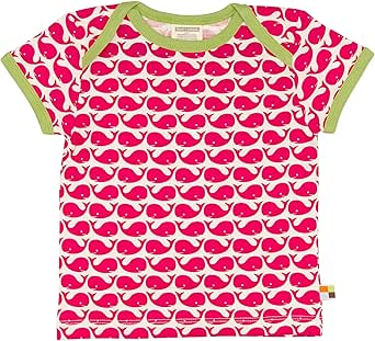 Maglietta Bambino Loud+Proud 204 - Cotone Biologico Con Stampa Balene, Verde Muschio - Foto 11