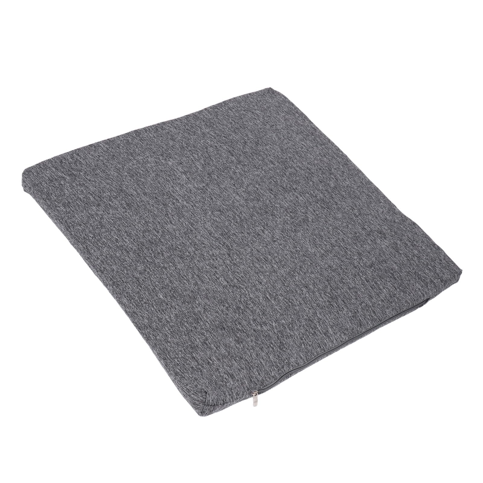 Graues, kühlendes Gel-Sitzkissen, Memory-Schaum, Bürostuhl-Pad, Druckentlastung, bequeme Unterstützung für Zuhause, Auto, Büro, Polyurethan, Milchseide, 40 x 40 x 4 cm