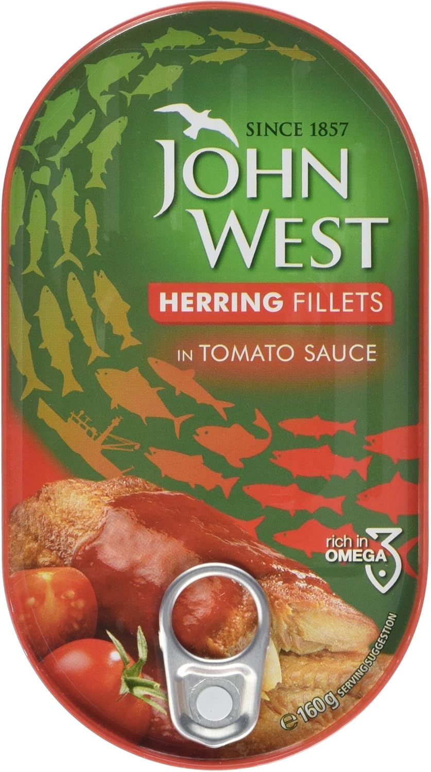 John West Herring Fillets in Tomato Sauce, 160g Amazon.co.uk Grocery