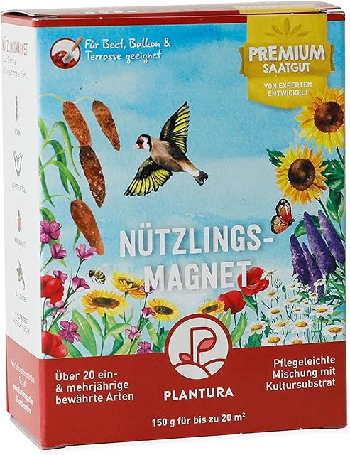 Plantura Plantura Nützlingsmagnet Premium Saatgut Nützlingswiese Blumenmischung — Saatgut
